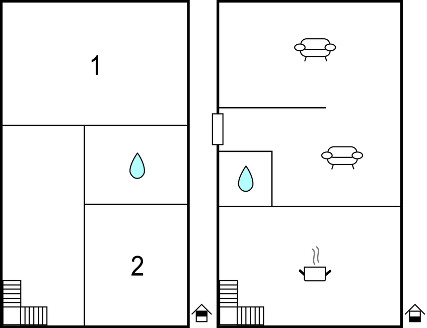 Feriehuse - Baggekulla/Lönnern , Sverige - S07171 