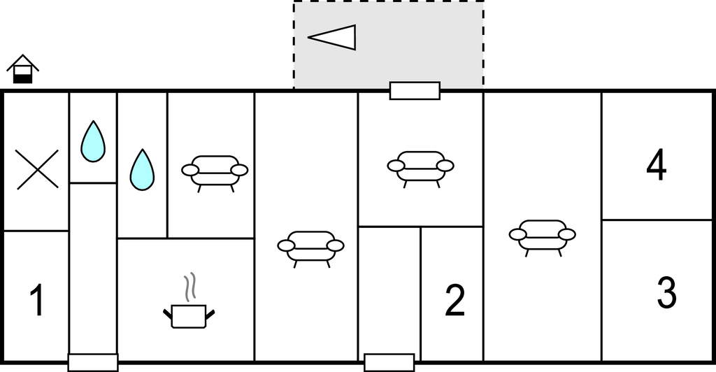 Feriehuse - Landskrona/Lund , Sverige - S11658 