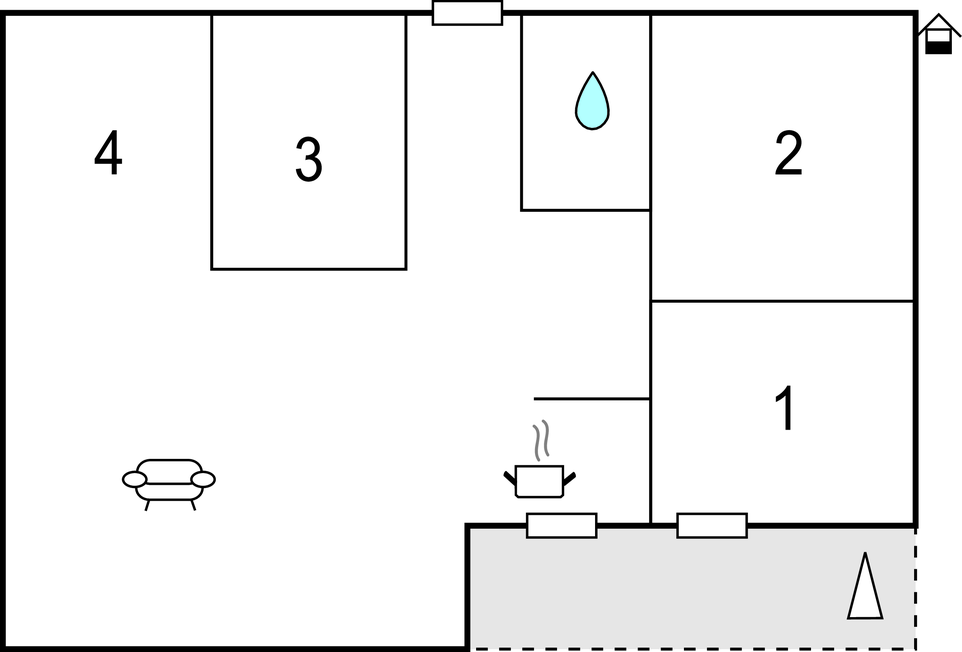 Feriehus - Hasslö , Sverige - S20050 