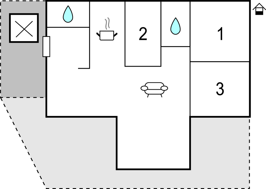 Feriehus - Bolmen/Odensjö , Sverige - S25278 