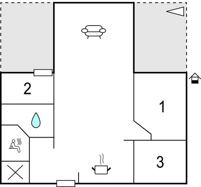 Semesterhus - Bolmsö , Sverige - S25081 