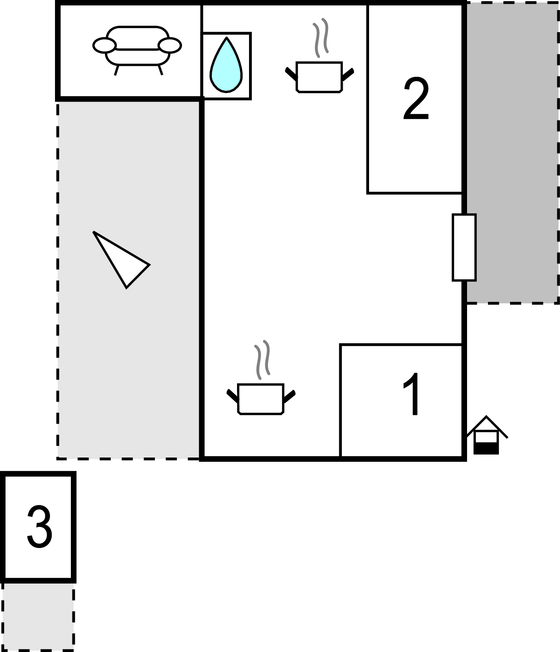 Ferienhaus - Kalvshult/Hallaryd , Schweden - S25189 