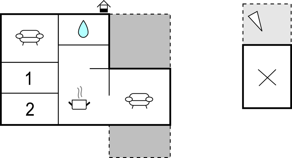 Semesterhus - Kruseböke/Älmhult , Sverige - S25354 