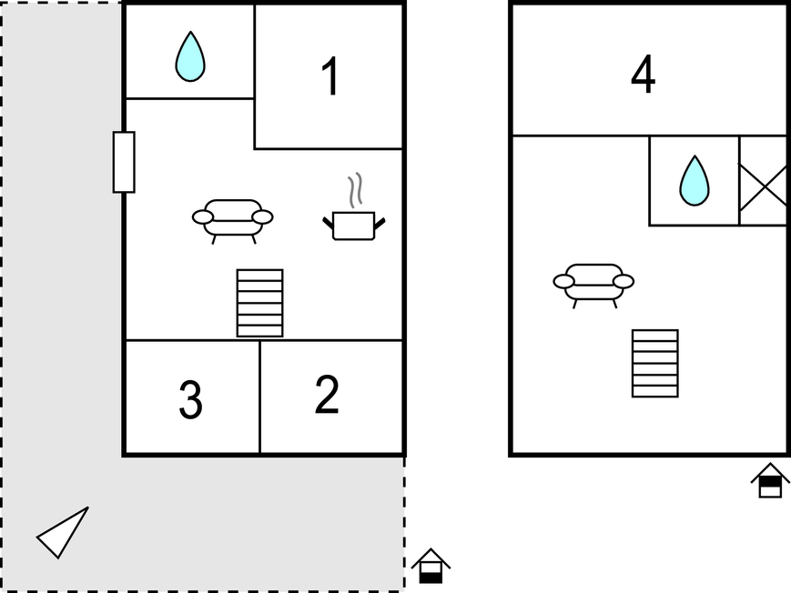 Feriehuse - Löttorp , Sverige - S41607 