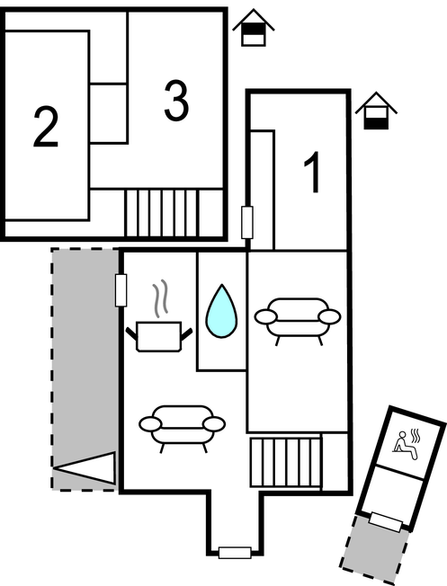 Semesterhus - Lesjöfors , Sverige - S45469 