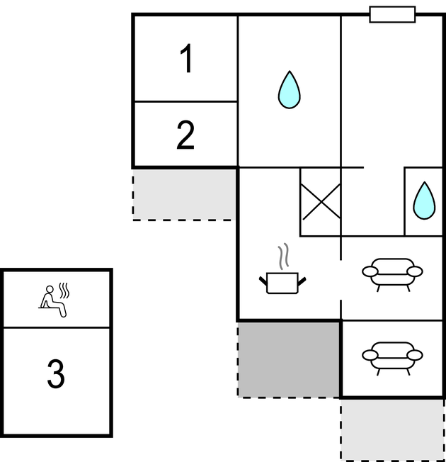 Feriehus - Östra Ämtevik , Sverige - S73022 