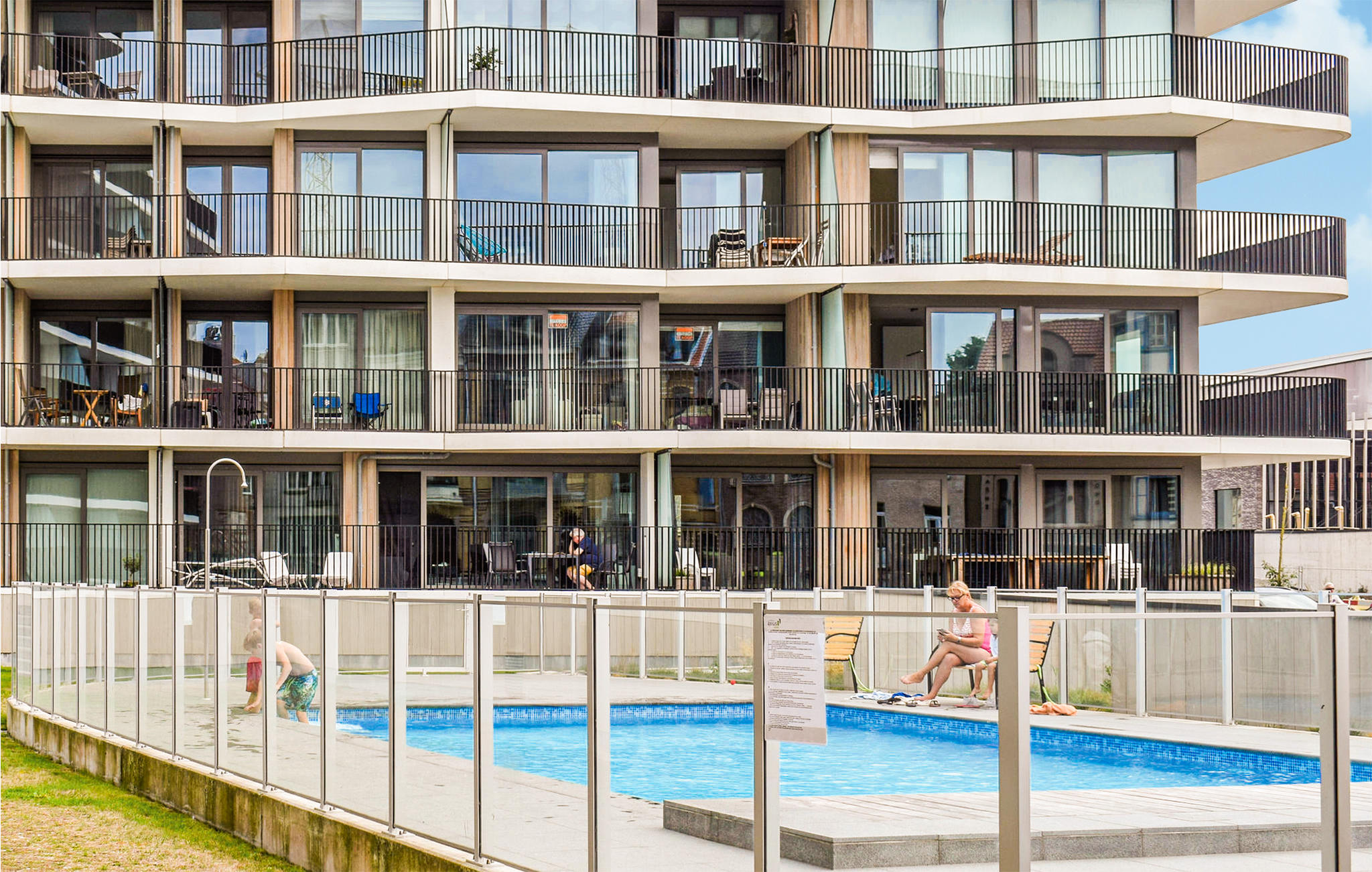 Vakantiehuis met zwembad in Oostende (België) voor 6 personen