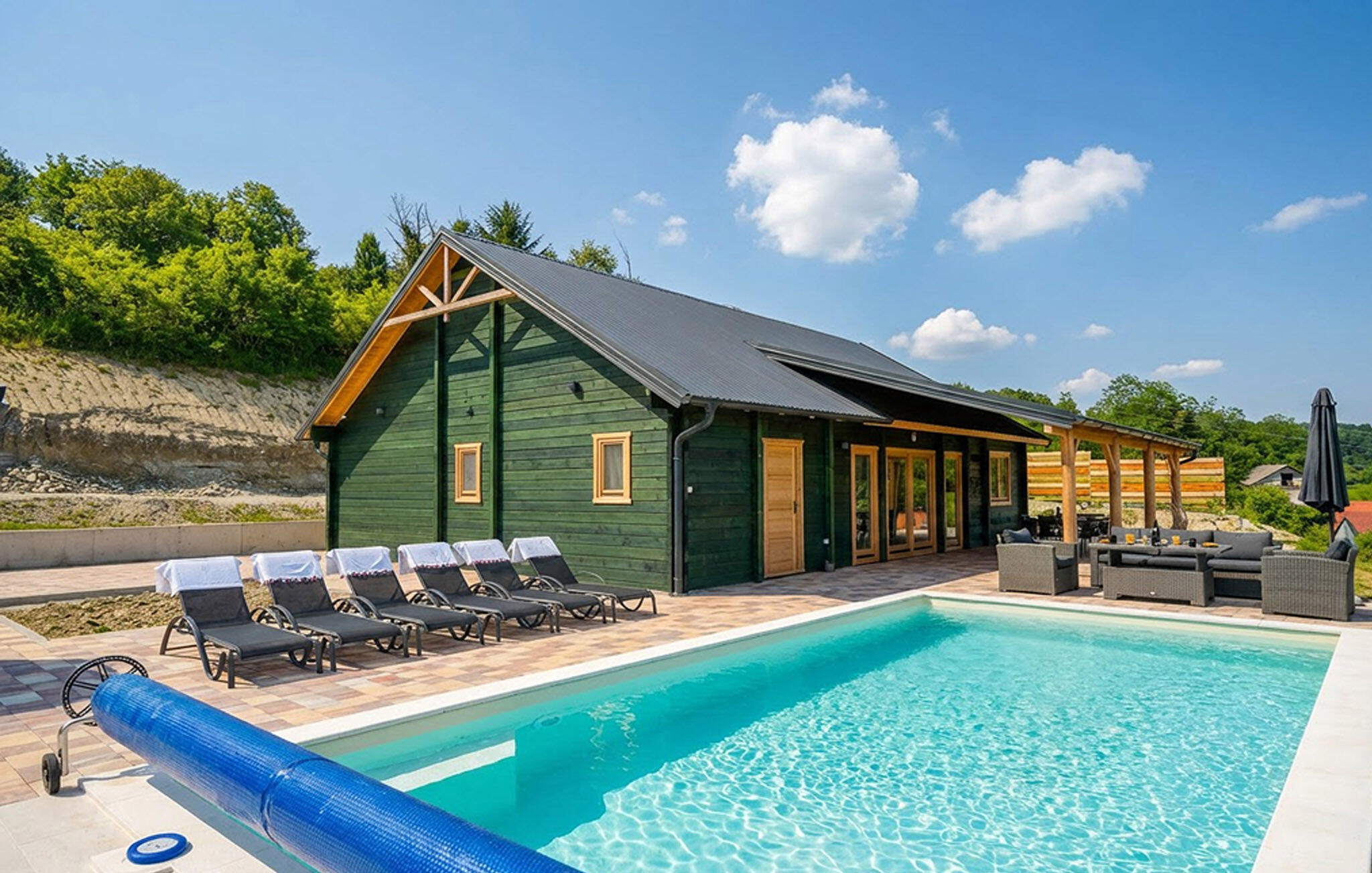 Ferienhaus mit umzäuntem Garten in Krapinske Toplice - Klokovec (Kroatien) und 2 Hunde erlaubt