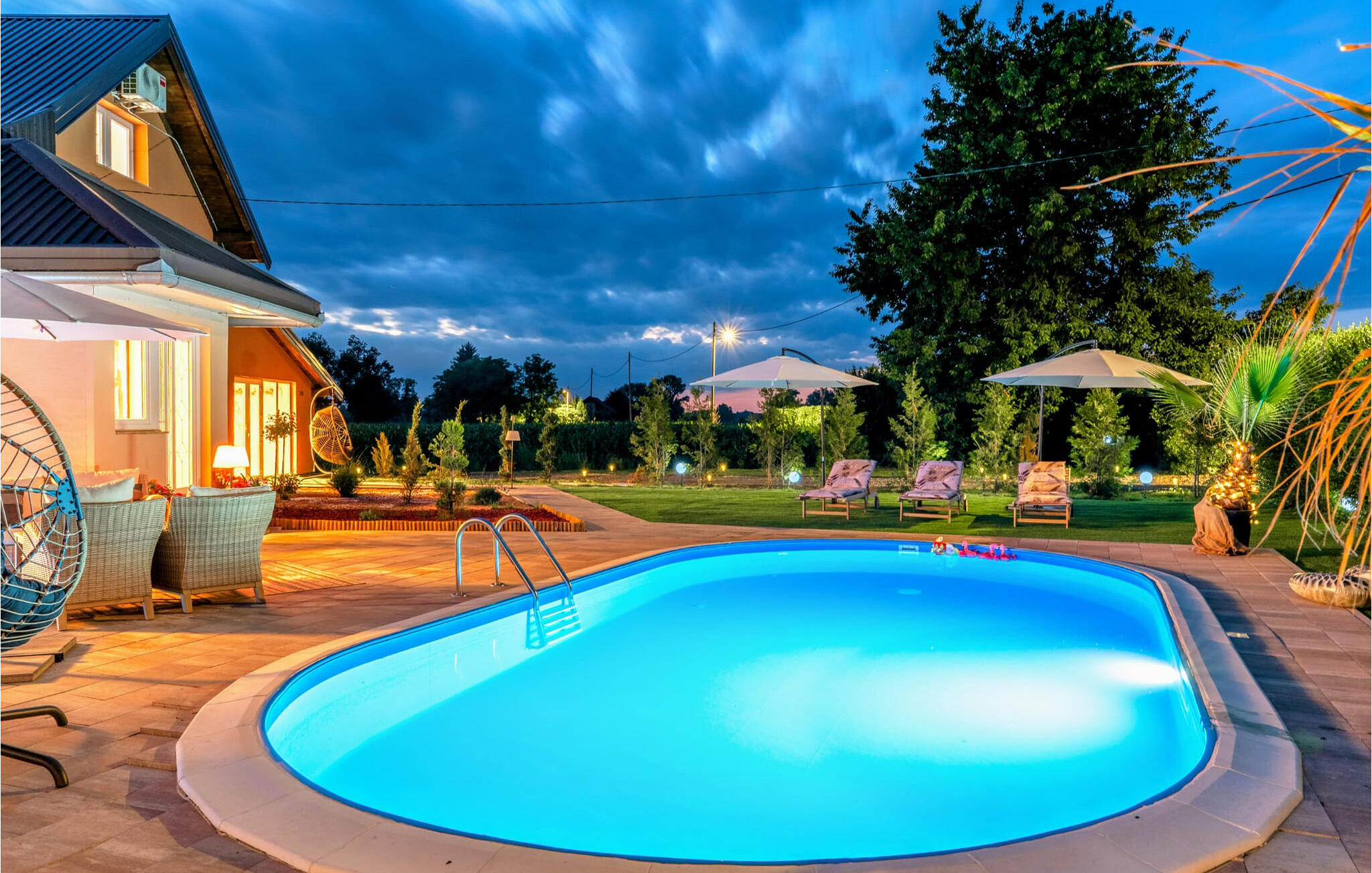 Ferienhaus mit umzäuntem Garten in Koprivnica - Gola (Kroatien) und 2 Hunde erlaubt