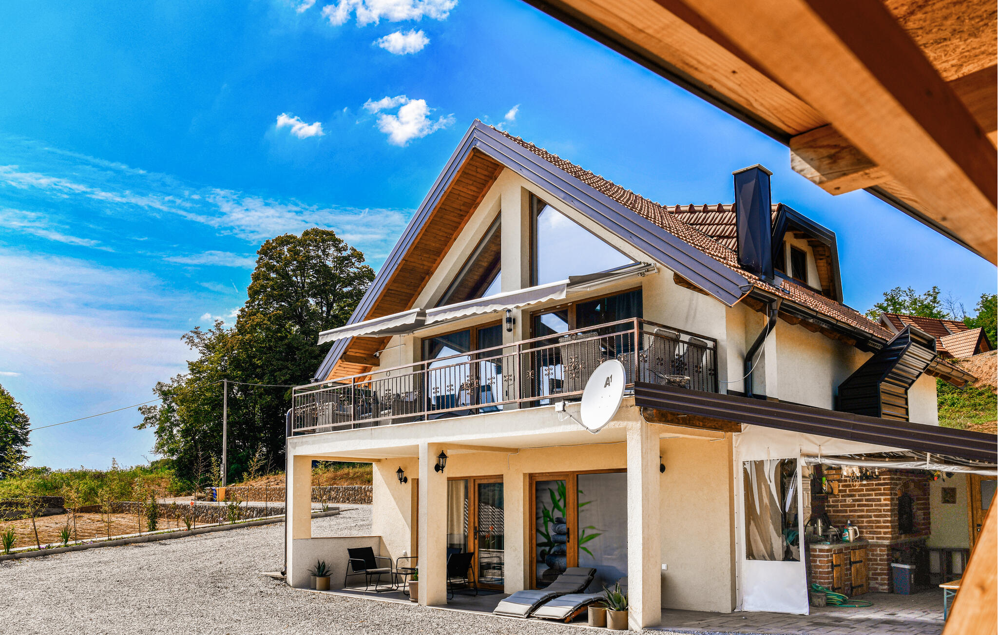 Vakantiehuis met omheinde tuin in Karlovac (Kroatië) 2 honden zijn welkom