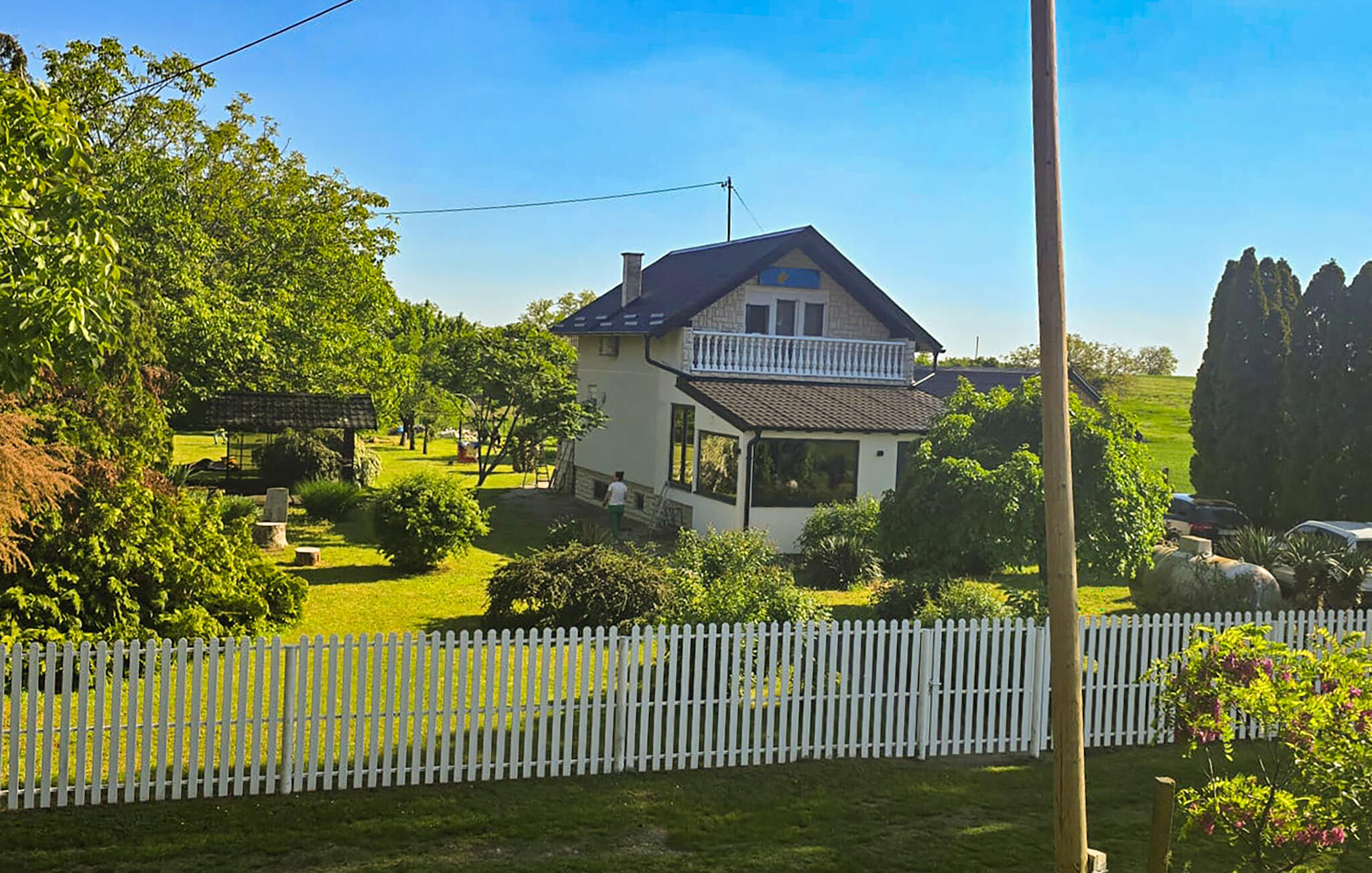 Ferienhaus mit umzäuntem Garten in Aljmas (Kroatien) und 1 Hund erlaubt