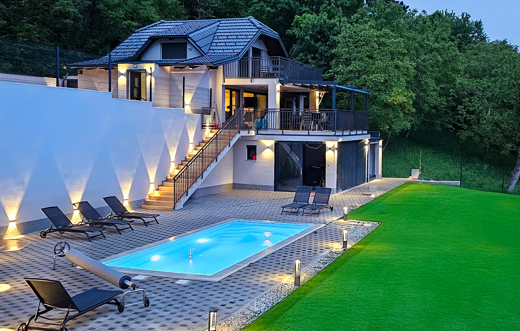 Vakantiehuis met privé zwembad in Zagreb-Zagreb (Kroatië) voor 6 personen