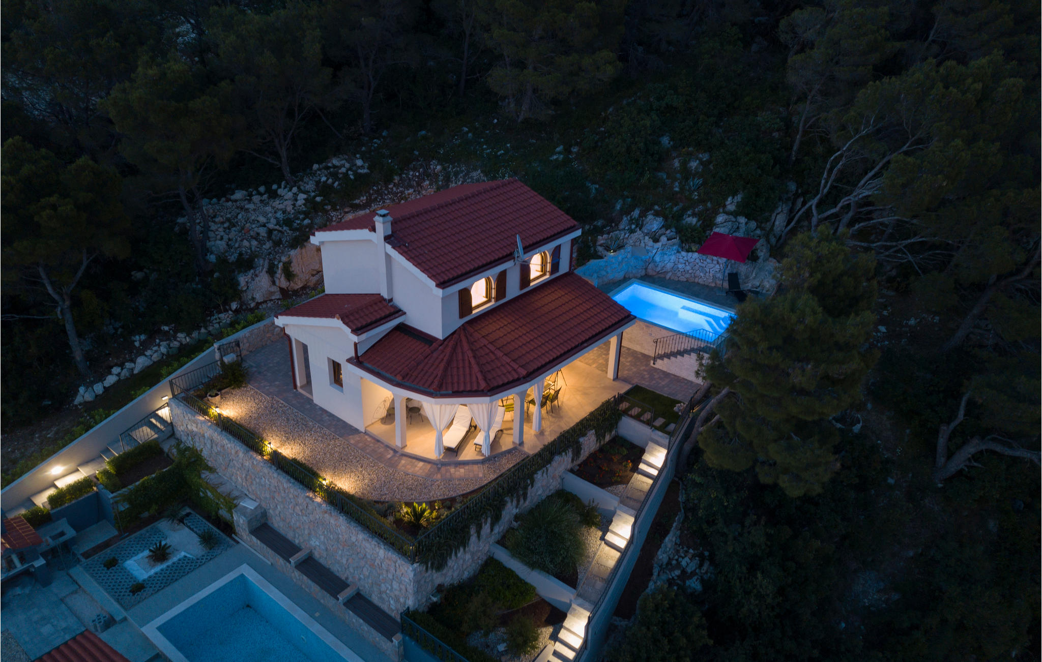 Vakantiehuis met privé zwembad in Zadar-Novigrad (Kroatië) voor 5 personen