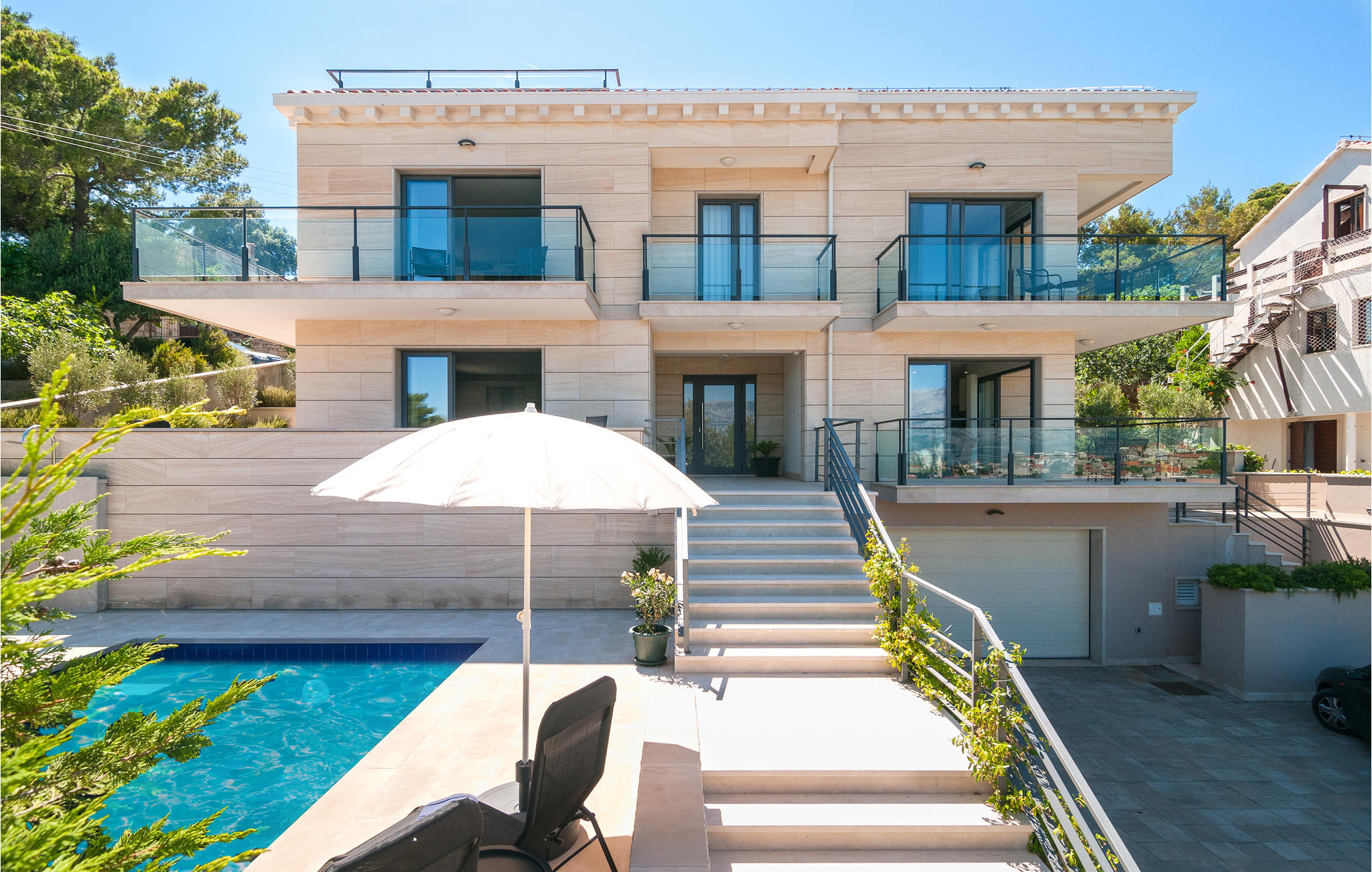 Vakantiehuis met zwembad in Brac-Selca (Kroatië) voor 2 personen