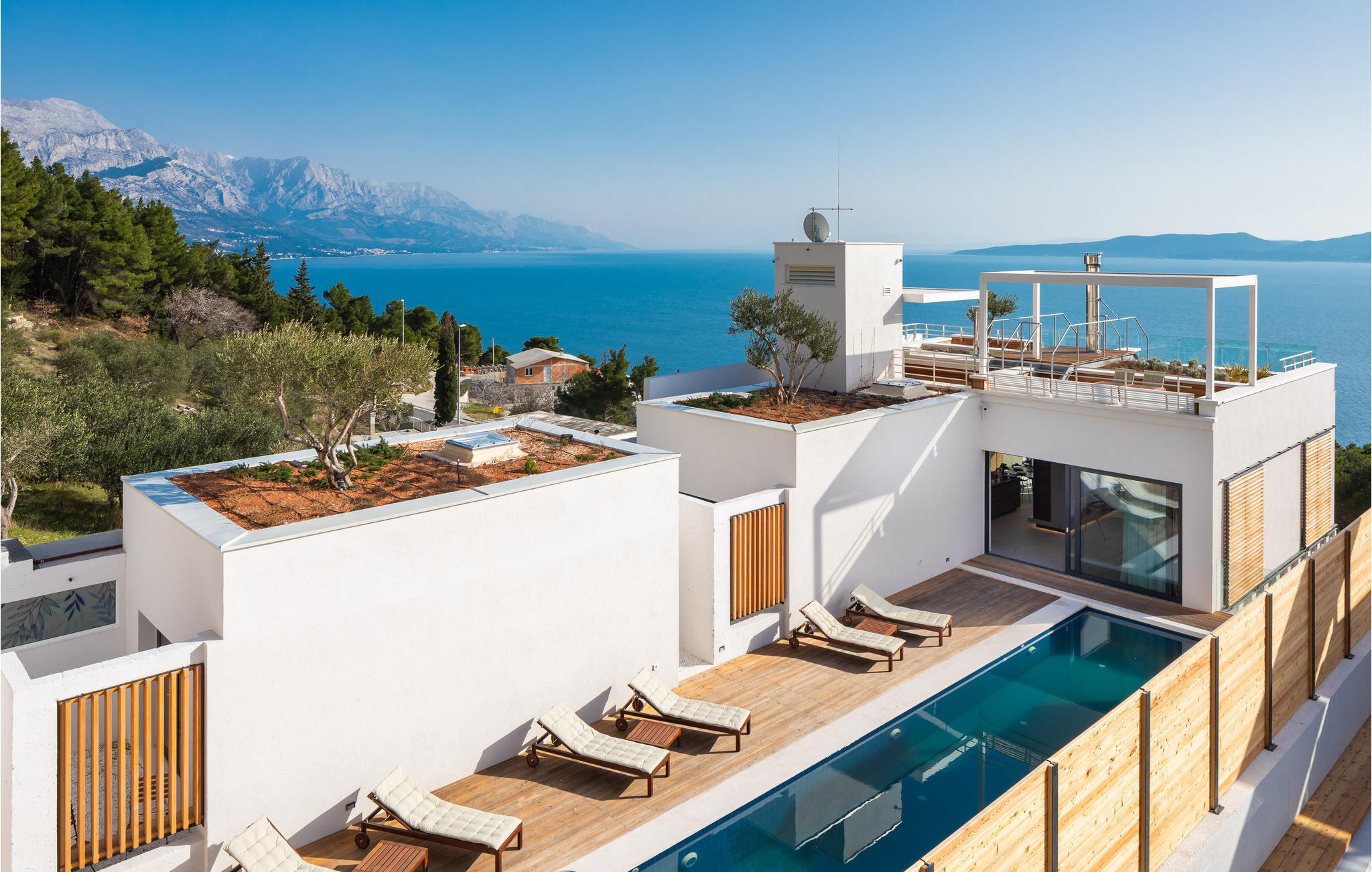 Vakantiehuis met privé zwembad in Omis (Kroatië) voor 8 personen