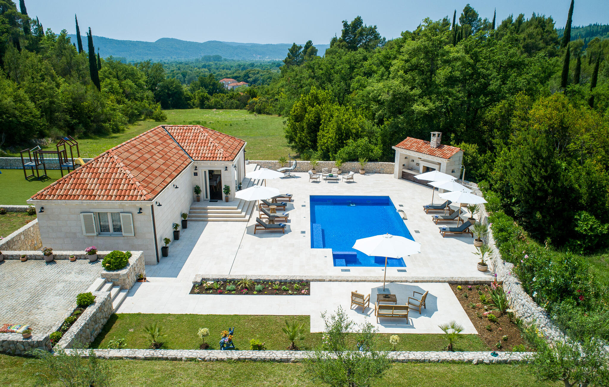 Vakantiehuis met privé zwembad in Dubrovnik - Gruda (Kroatië) voor 6 personen