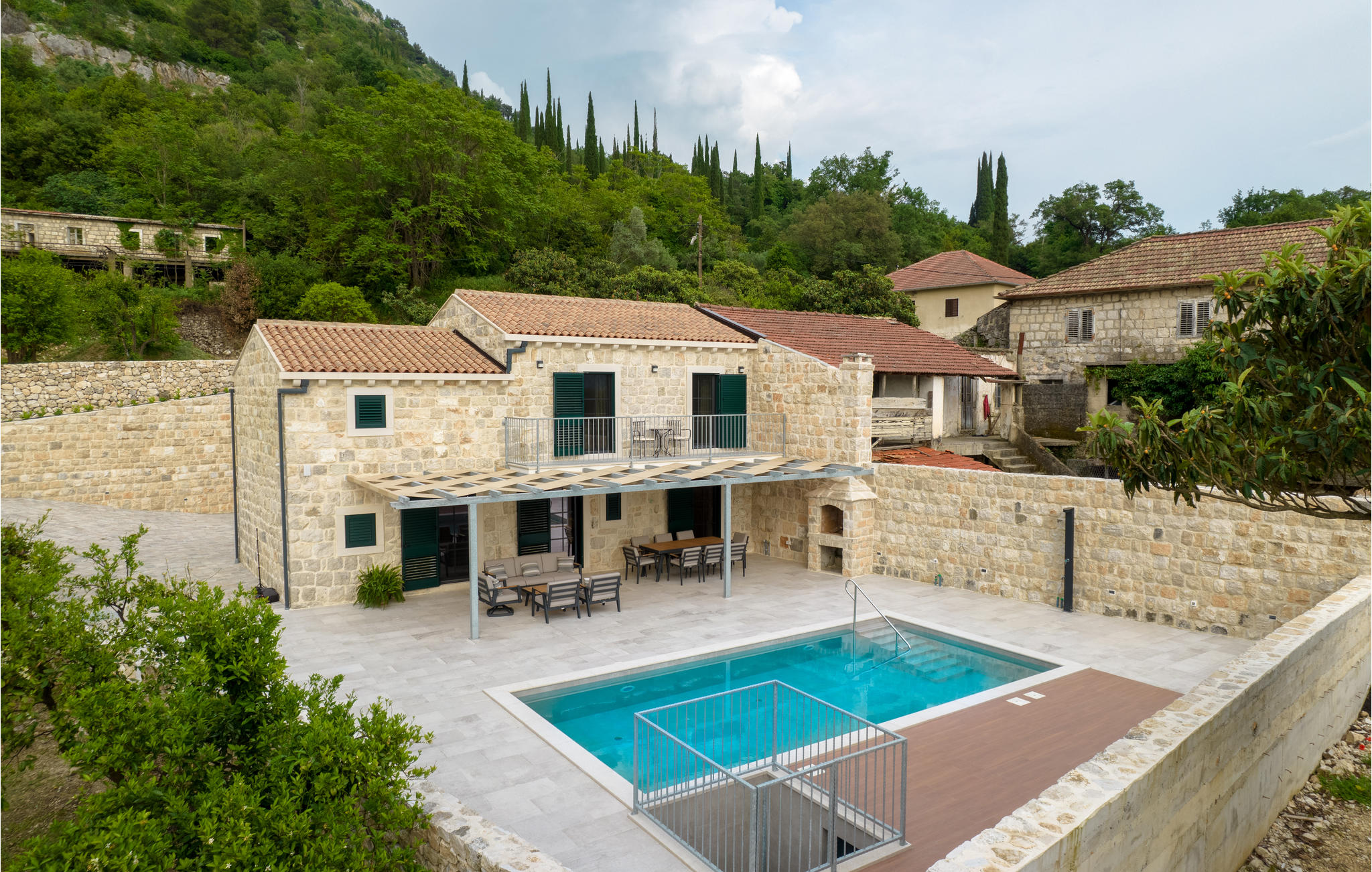 Vakantiehuis met privé zwembad in Dubrovnik - Gruda (Kroatië) voor 6 personen