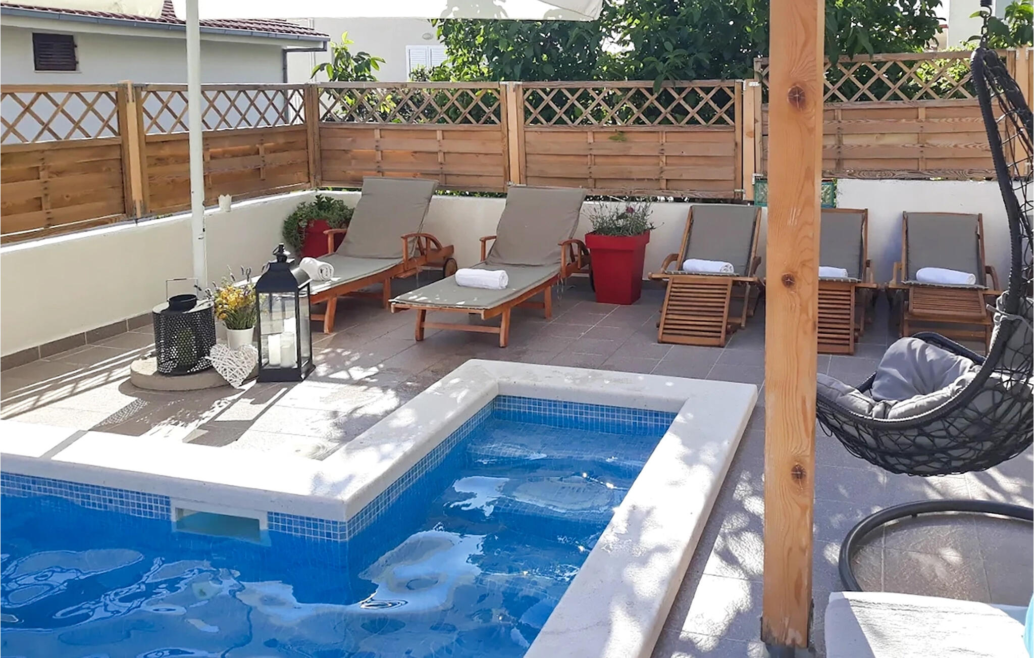 Vakantiehuis met zwembad in Hvar-Krizna Luka (Kroatië) voor 2 personen