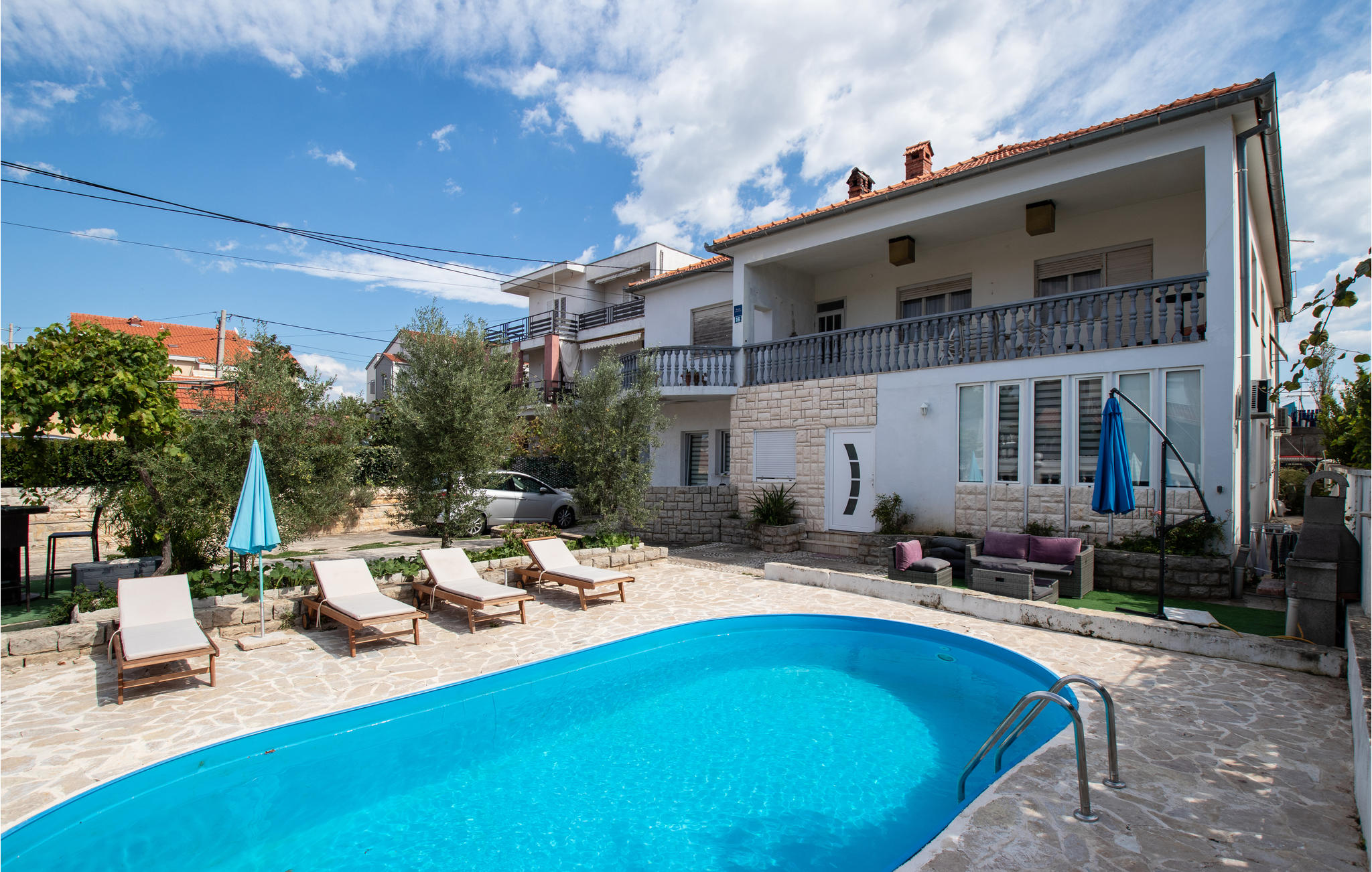 Vakantiehuis met zwembad in Zadar (Kroatië) voor 6 personen