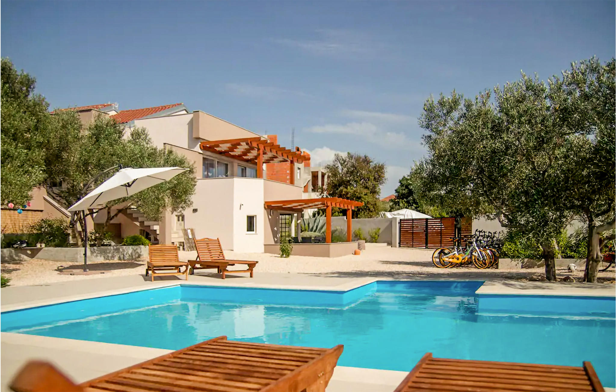 Vakantiehuis met zwembad in Zadar - Bibinje (Kroatië) voor 2 personen