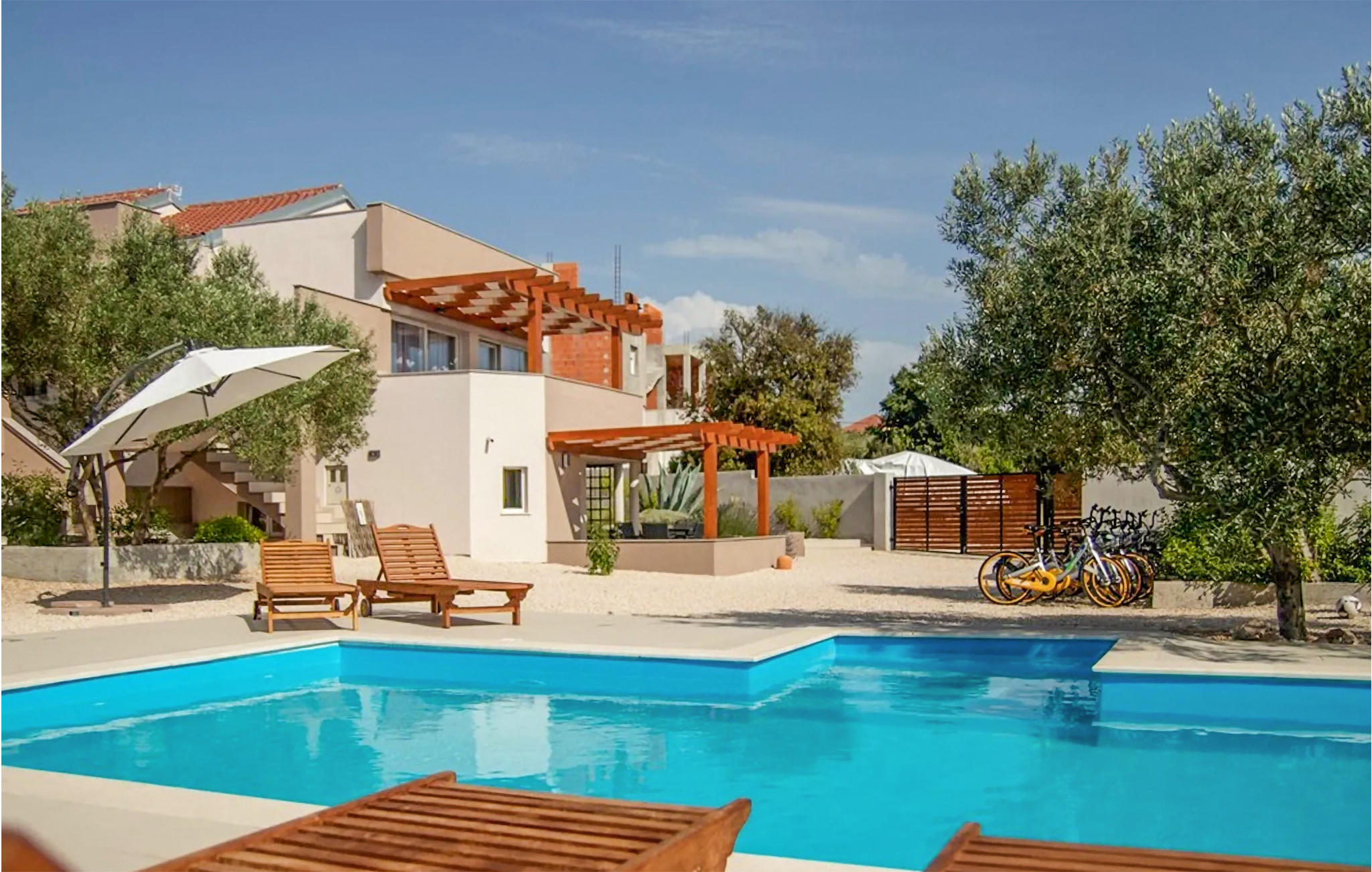 Vakantiehuis met zwembad in Zadar - Bibinje (Kroatië) voor 2 personen