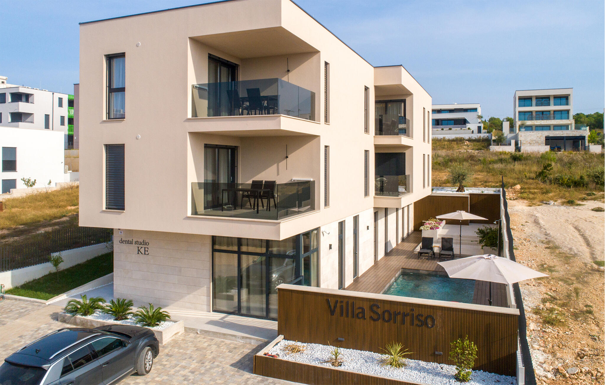 Vakantiehuis met zwembad in Biograd-Sveti Filip i Jakov (Kroatië) voor 4 personen