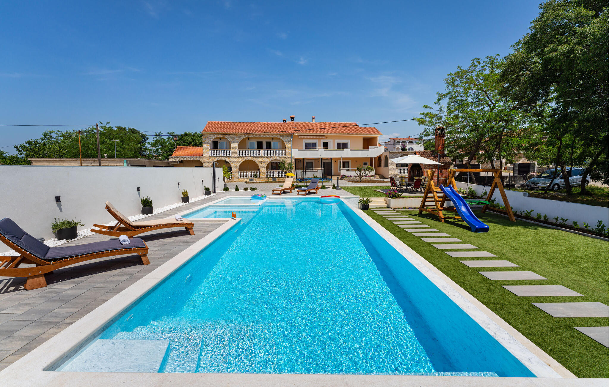 Vakantiehuis met zwembad in Zadar-Galovac (Kroatië) voor 5 personen