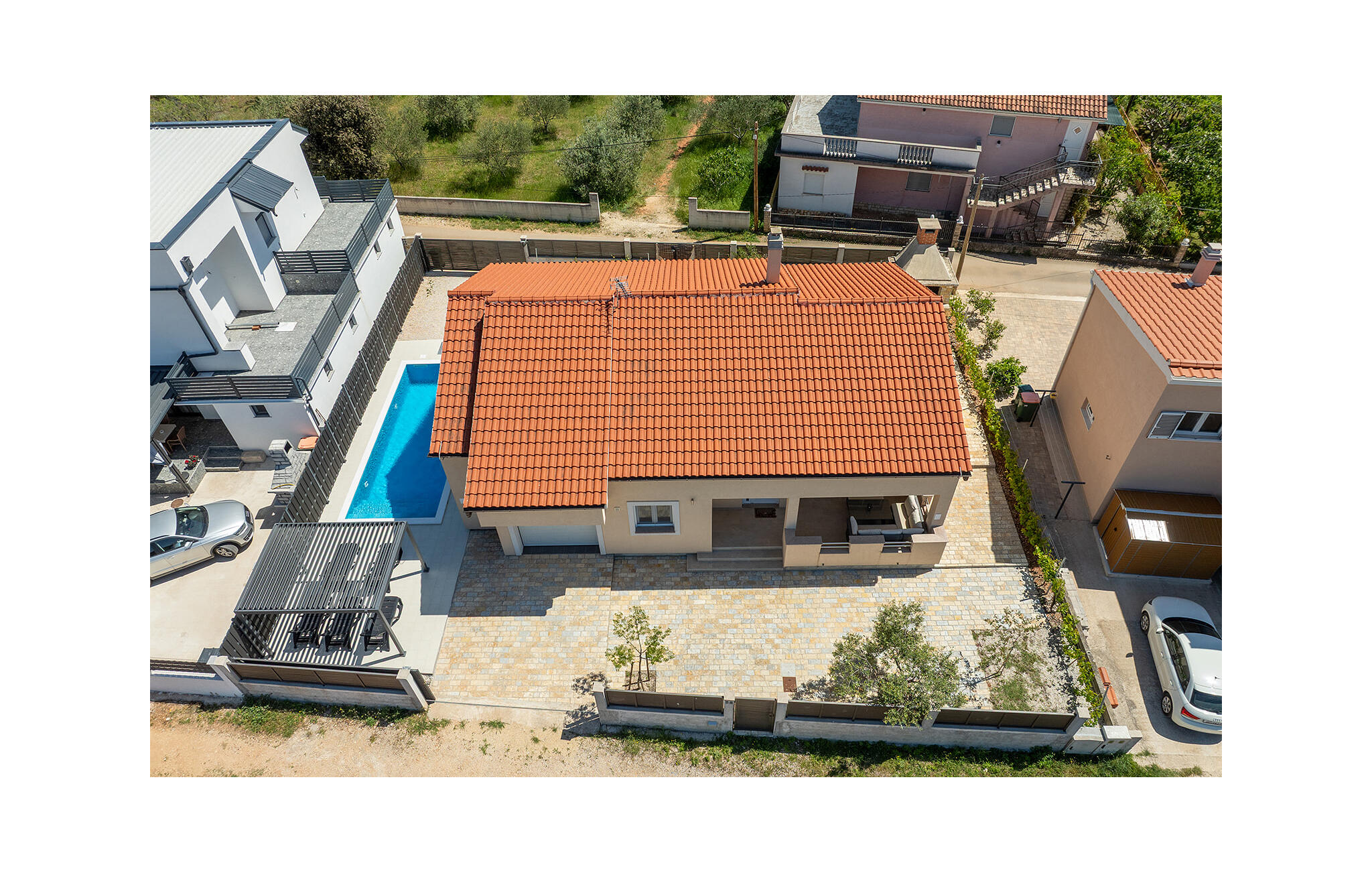 Vakantiehuis met privé zwembad in Zadar - Sukosan (Kroatië) voor 5 personen