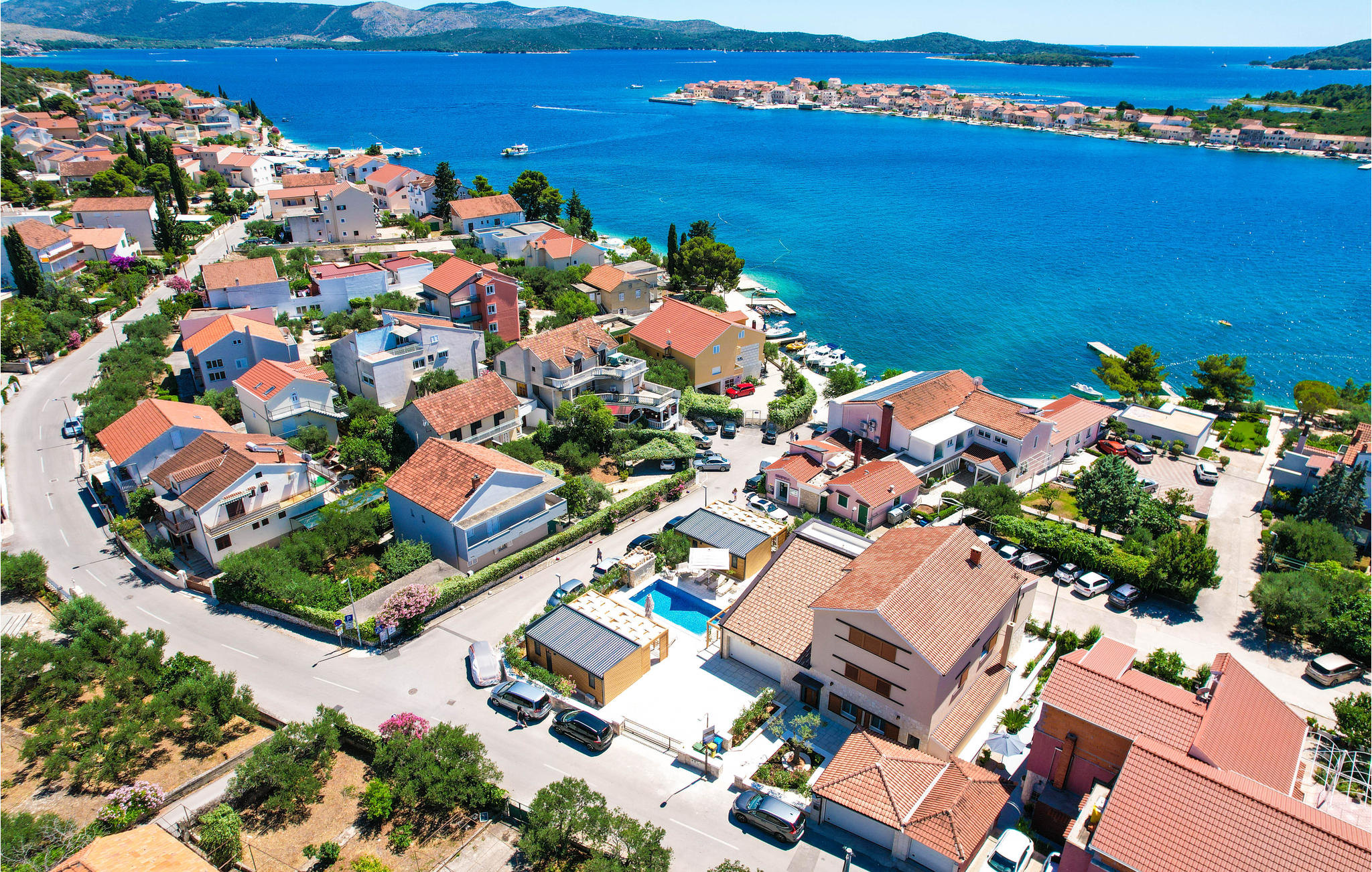 Vakantiehuis met zwembad in Sibenik - Brodarica (Kroatië) voor 4 personen
