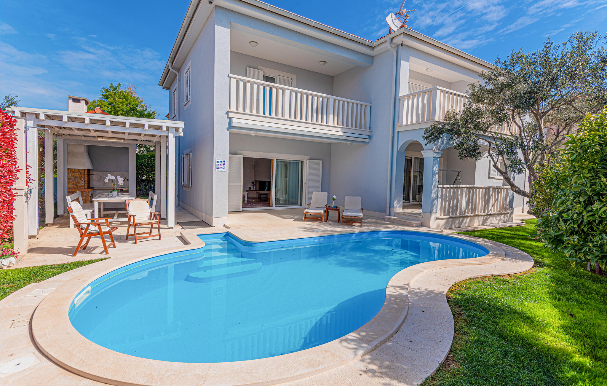 Vakantiehuis met privé zwembad in Vodice (Kroatië) voor 8 personen