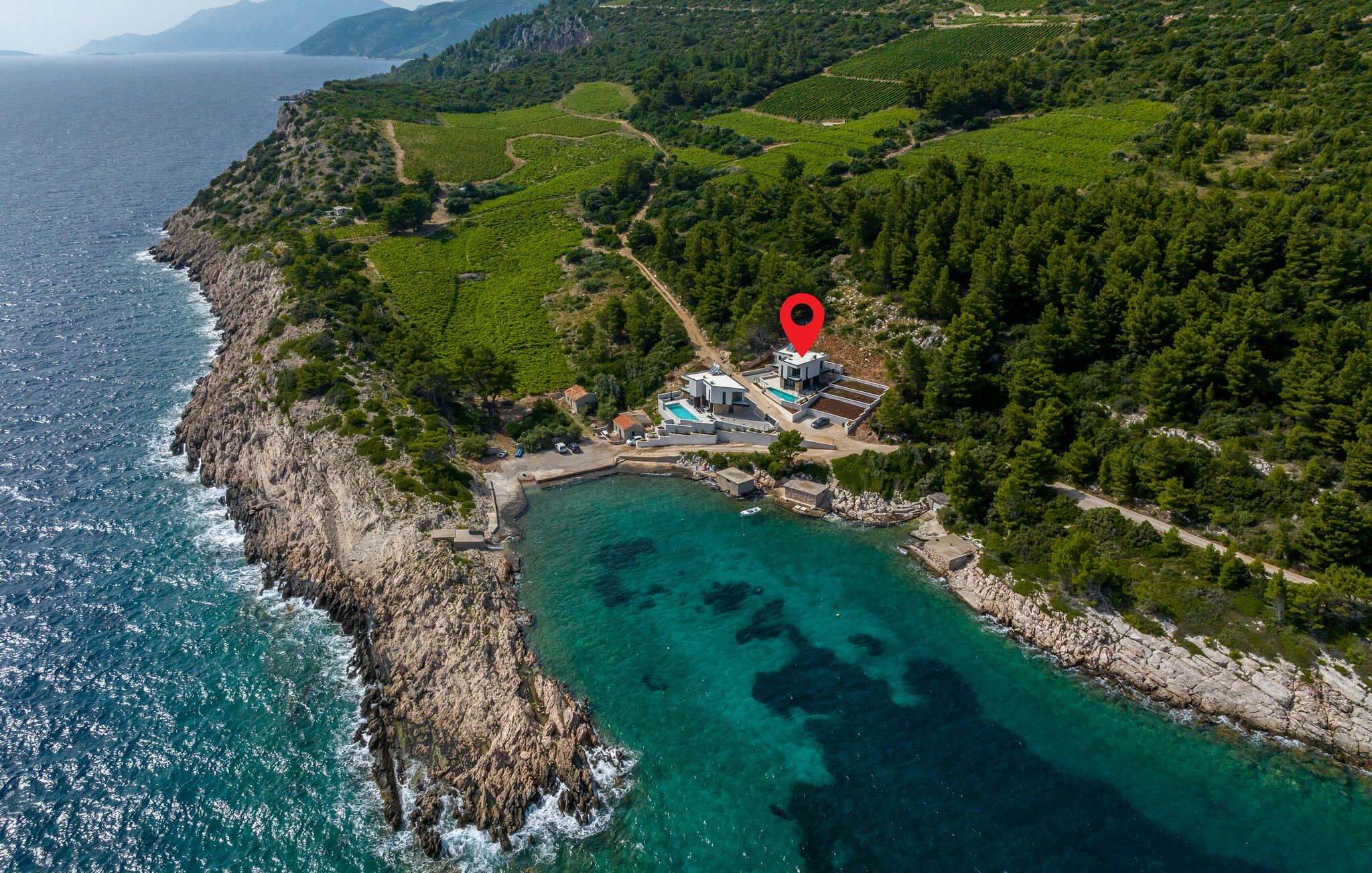 Vakantiehuis met privé zwembad in Peljesac-Dingac (Kroatië) voor 6 personen