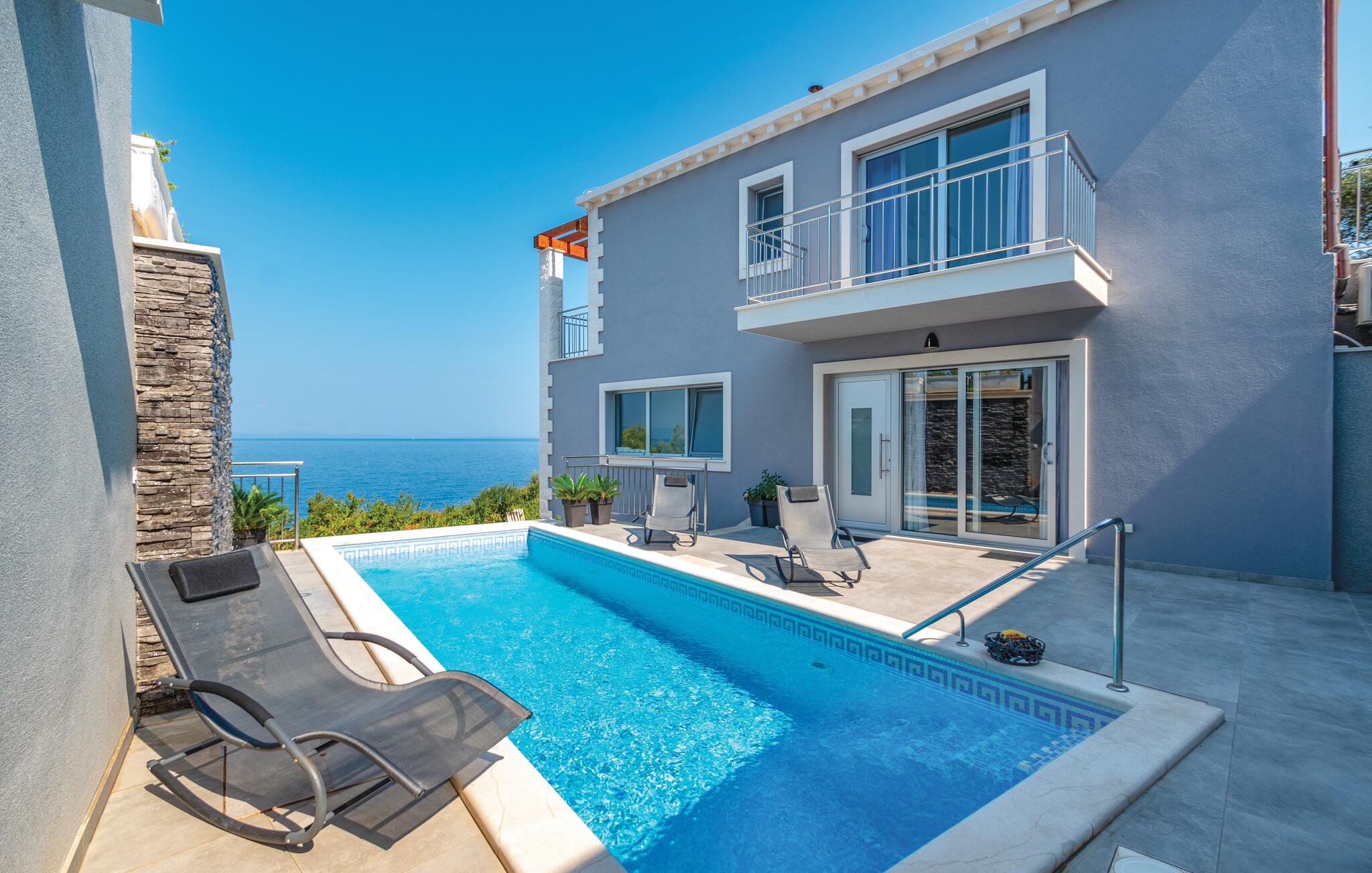 Vakantiehuis met privé zwembad in Korcula - Prigradica (Kroatië) voor 8 personen