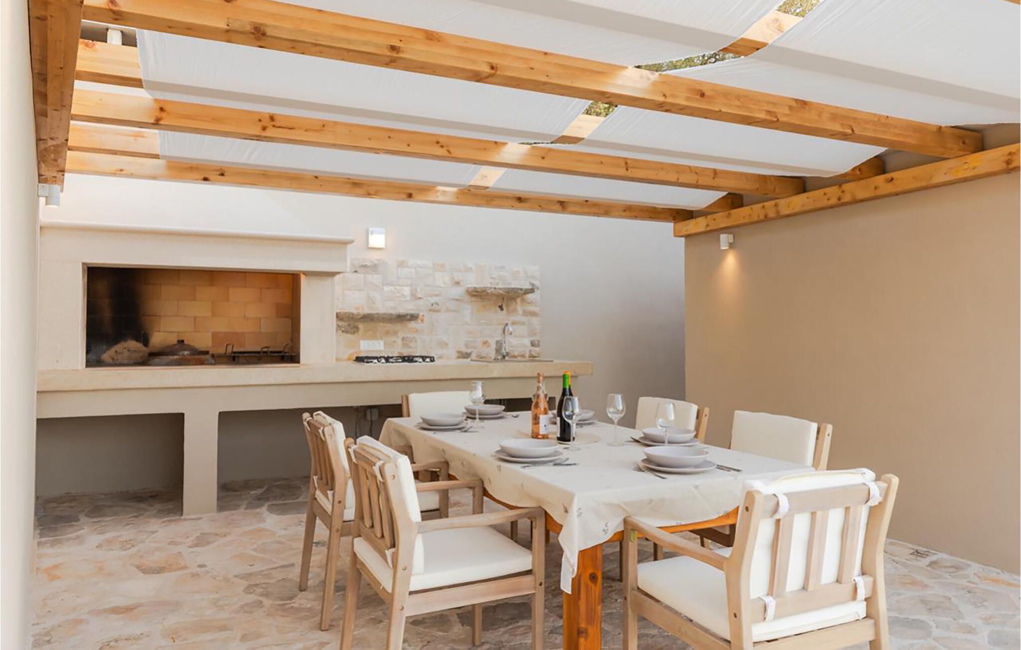 Vakantiehuis met privé zwembad in Korcula-Prigradica (Kroatië) voor 4 personen