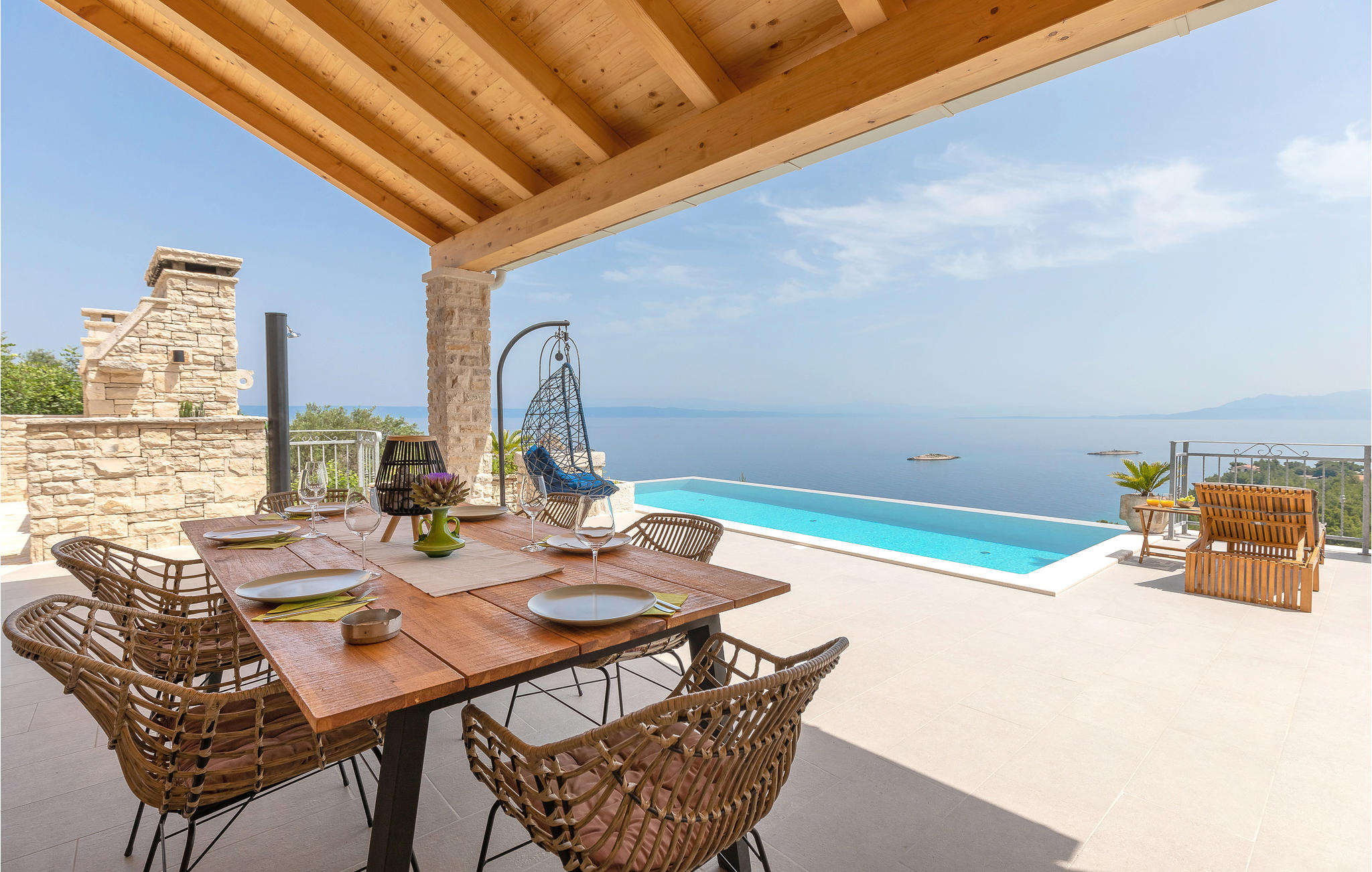 Vakantiehuis met privé zwembad in Korcula-Prigradica (Kroatië) voor 6 personen