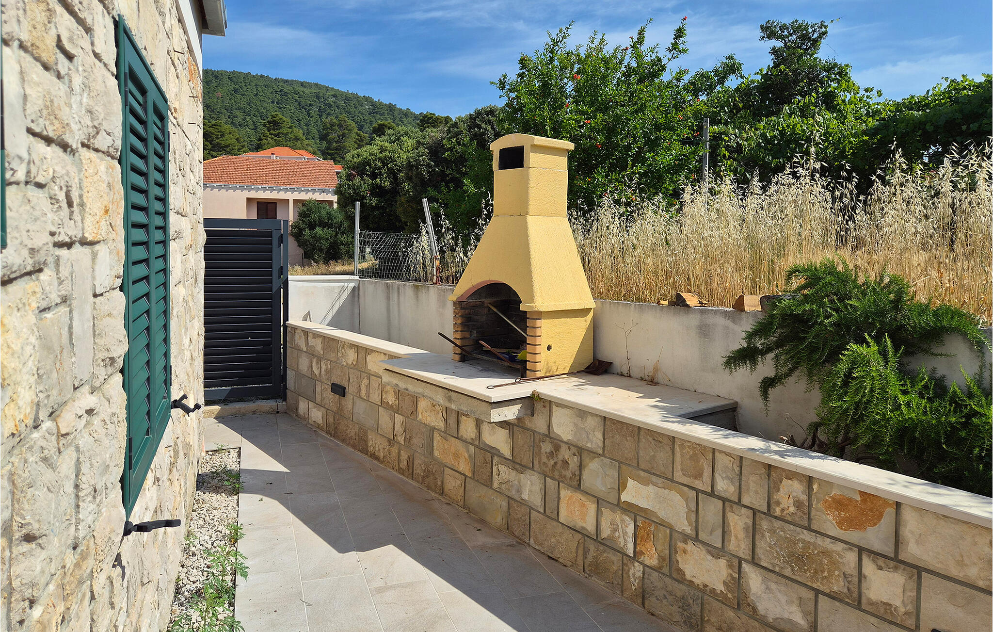 Ferienhaus mit umzäuntem Garten in Korcula-Brna (Kroatien) und 2 Hunde erlaubt