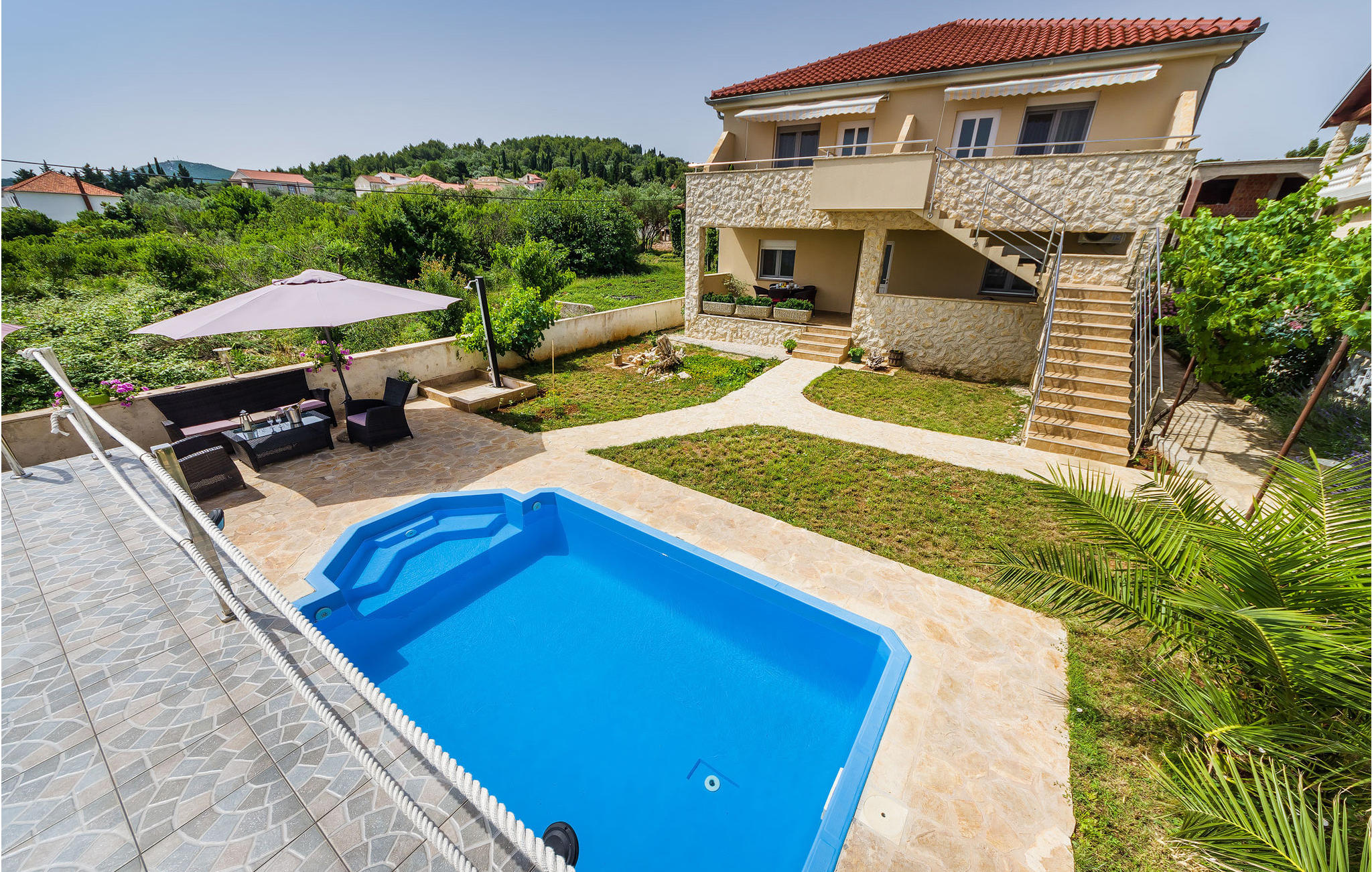 Vakantiehuis met zwembad in Pasman-Zdrelac (Kroatië) voor 4 personen