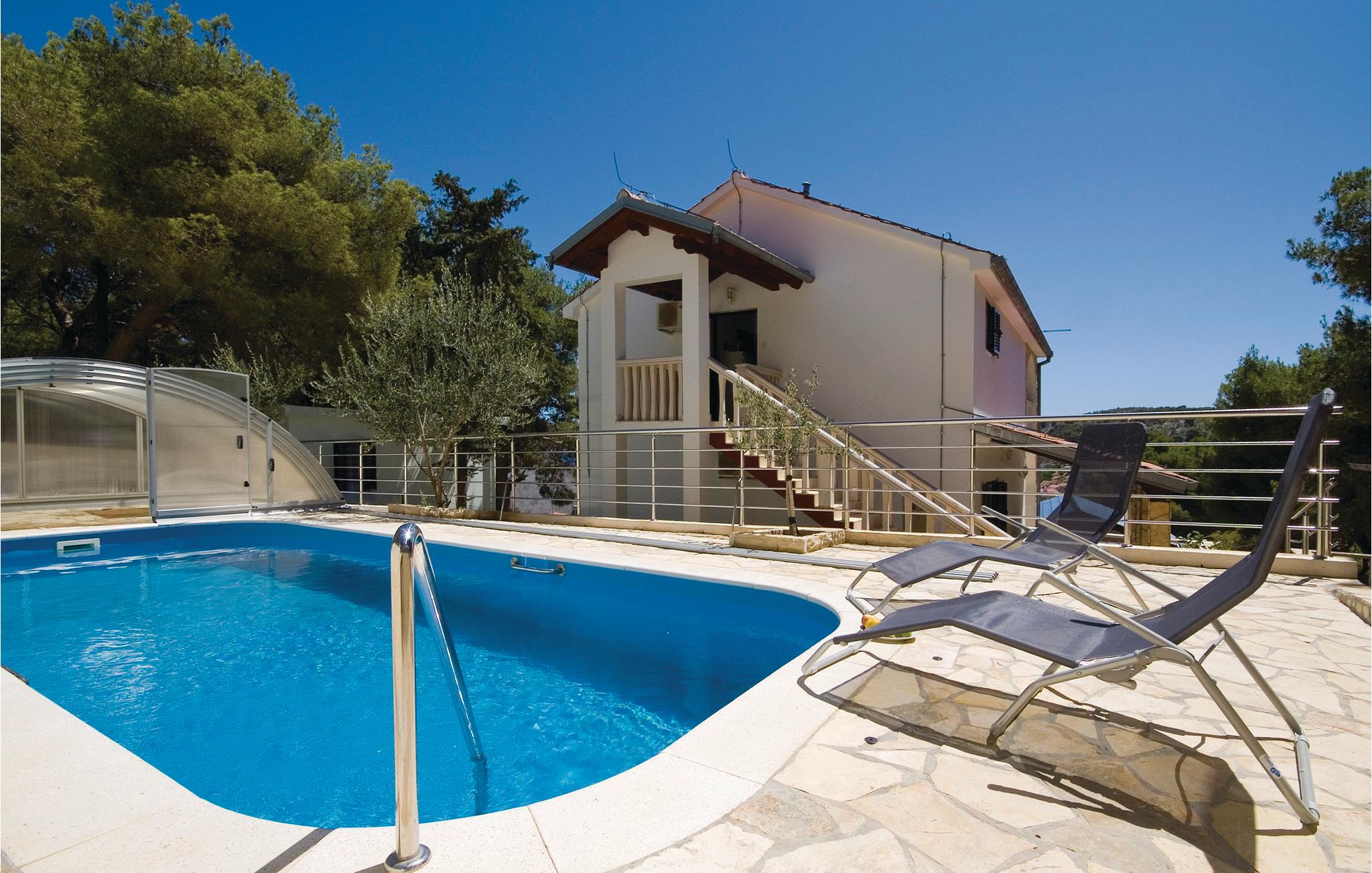Vakantiehuis met privé zwembad in Murter-Tisno (Kroatië) voor 8 personen