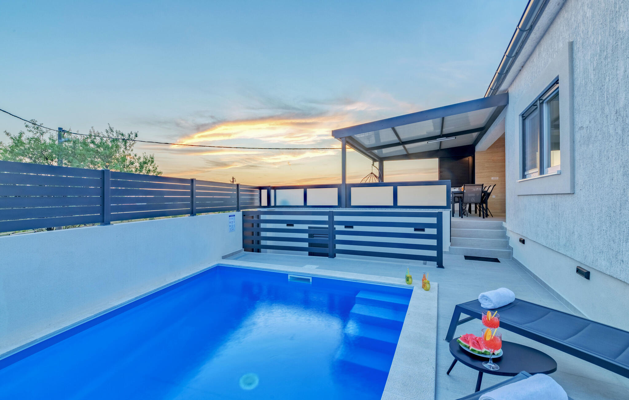 Vakantiehuis met privé zwembad in Zadar - Pridraga (Kroatië) voor 6 personen