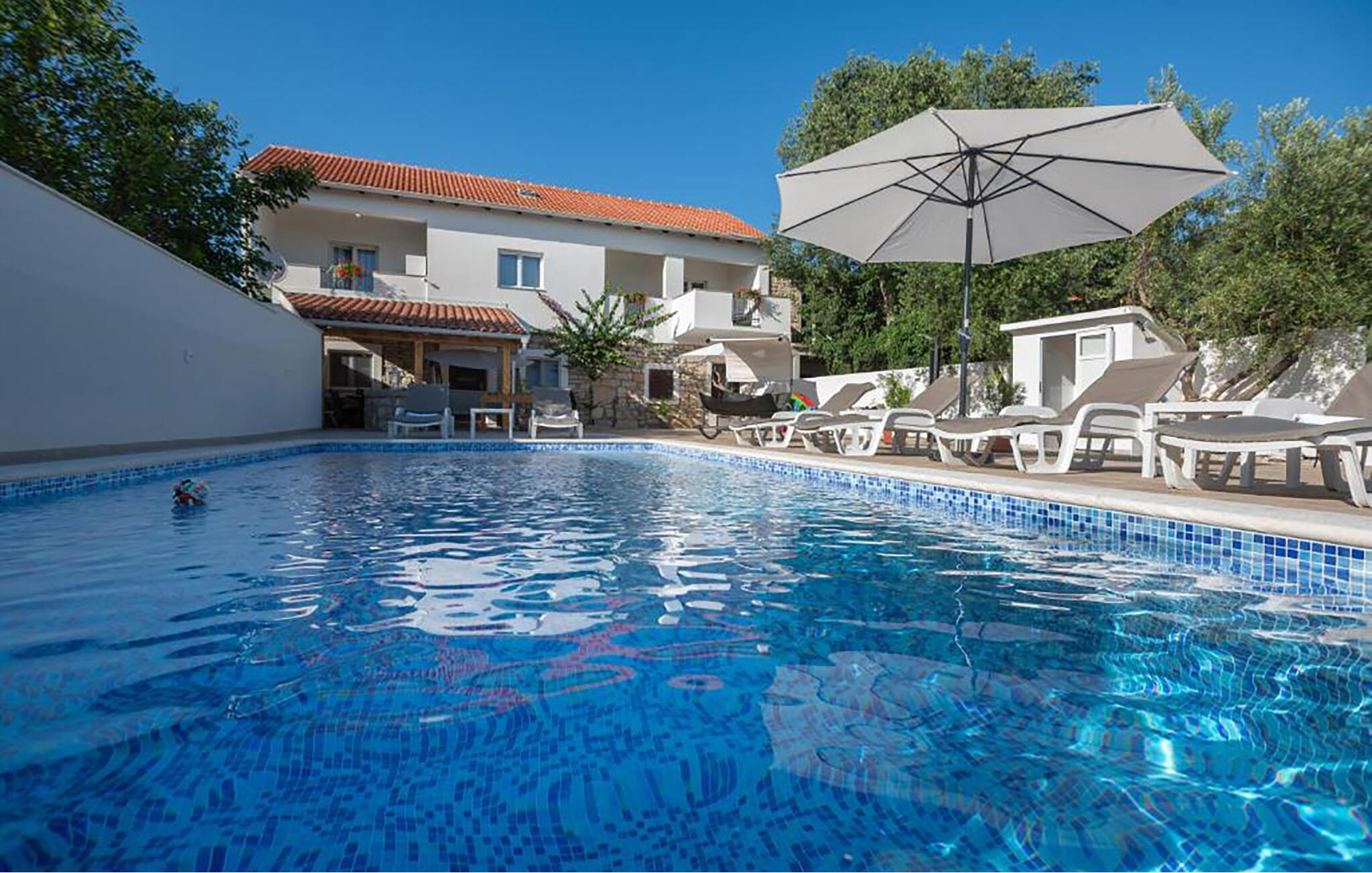 Vakantiehuis met privé zwembad in Zadar - Pridraga (Kroatië) voor 8 personen