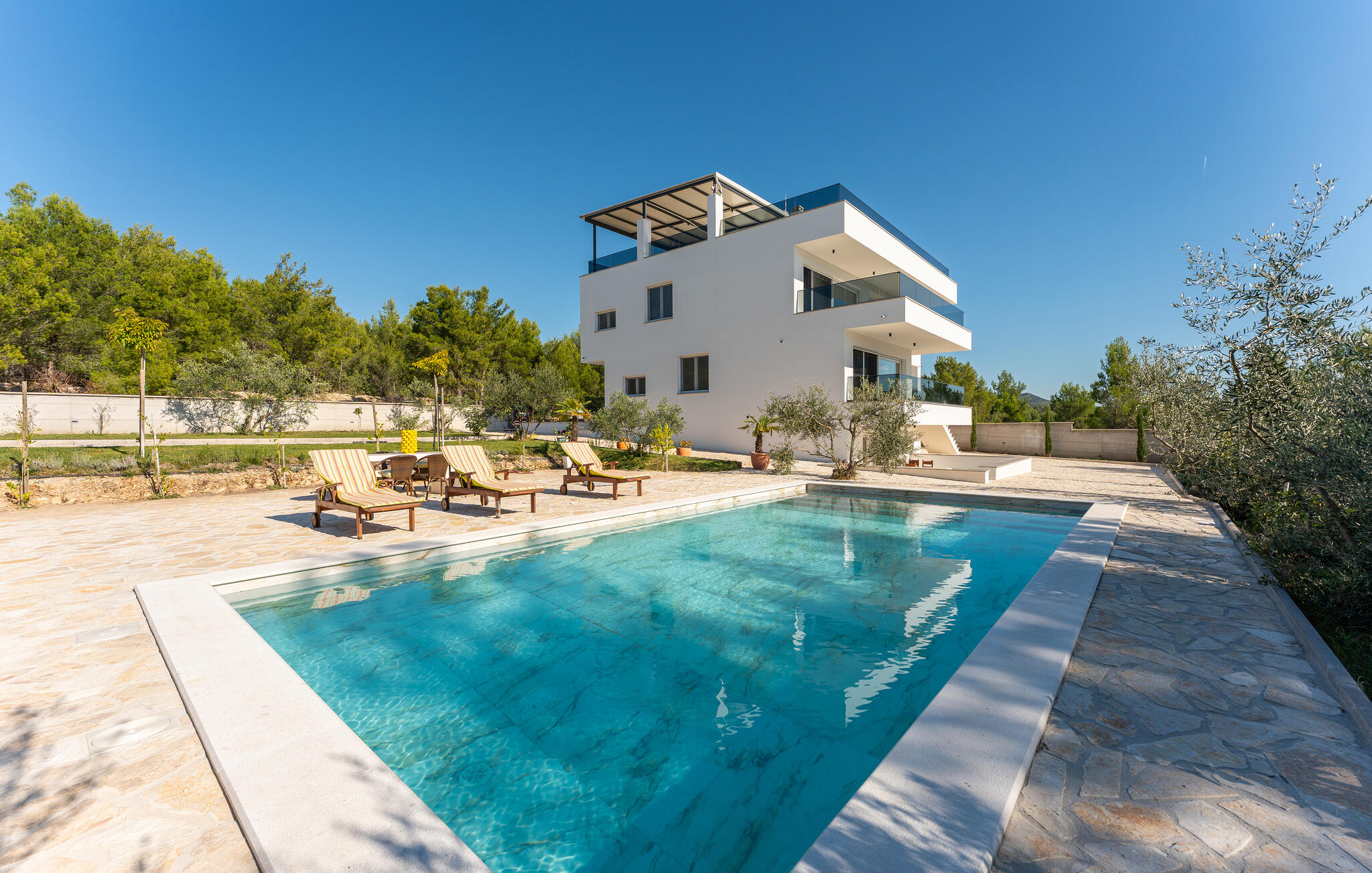 Vakantiehuis met privé zwembad in Biograd-Kakma (Kroatië) voor 10 personen