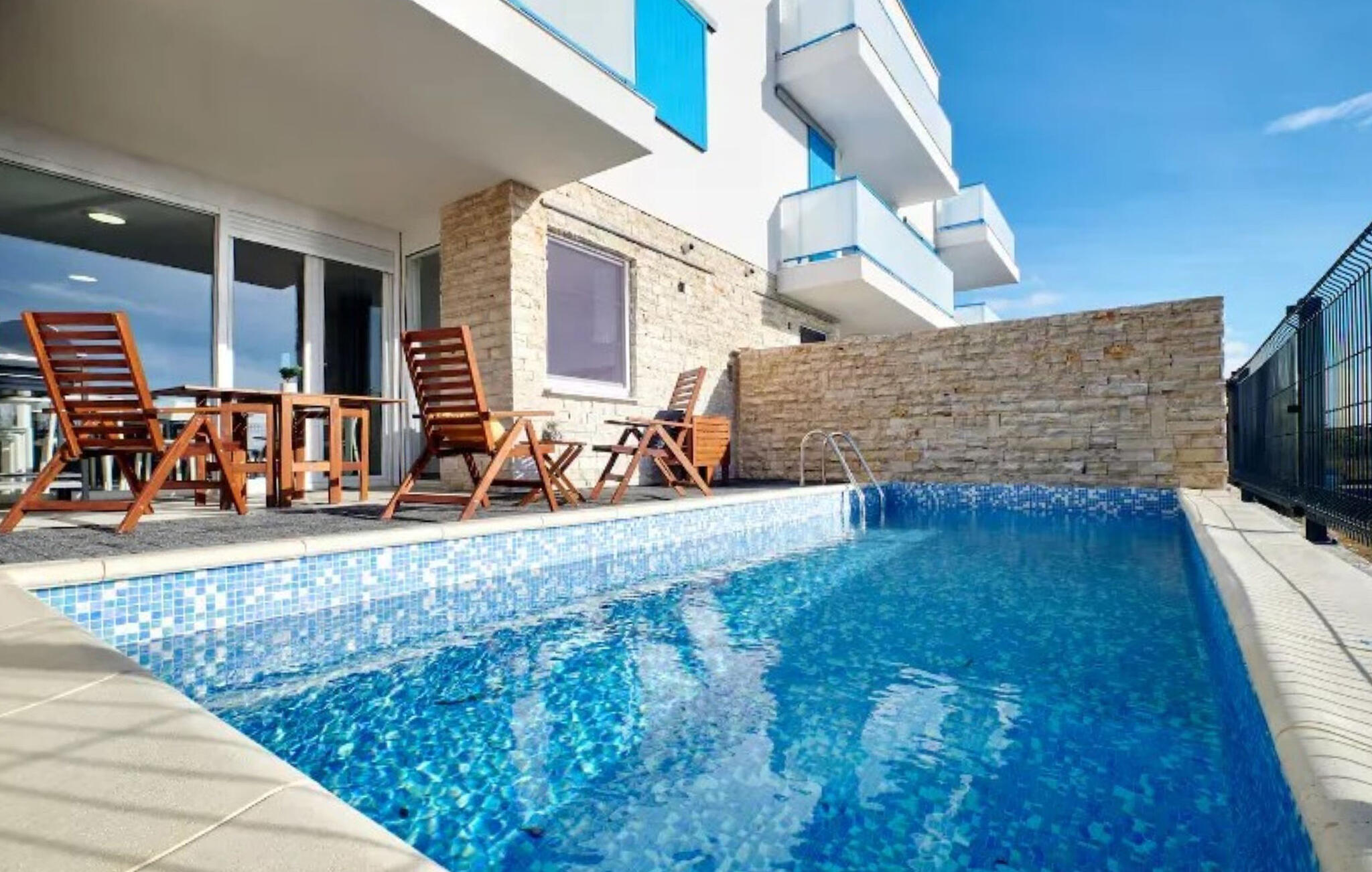 Vakantiehuis met privé zwembad in Zadar - Privlaka (Kroatië) voor 8 personen