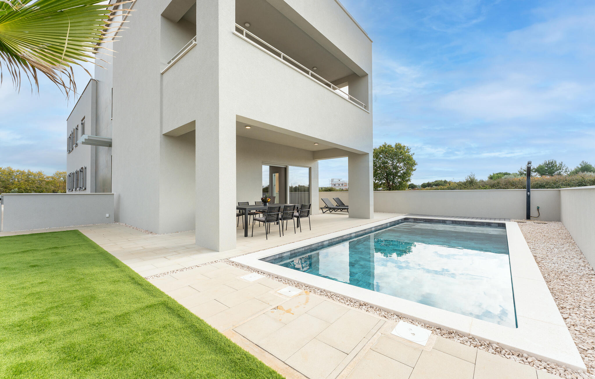 Vakantiehuis met privé zwembad in Zadar-Zaton (Kroatië) voor 12 personen