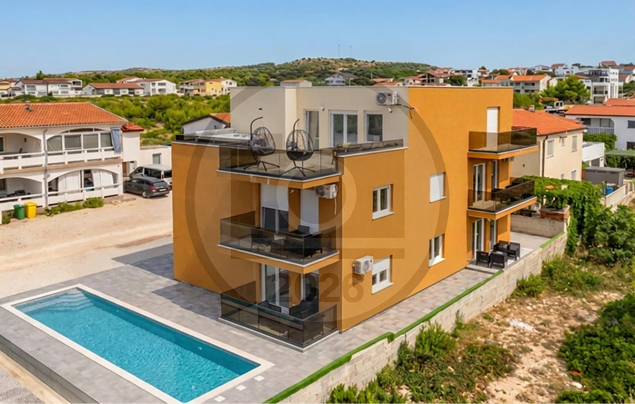 Vakantiehuis met zwembad in Vir (Kroatië) voor 6 personen