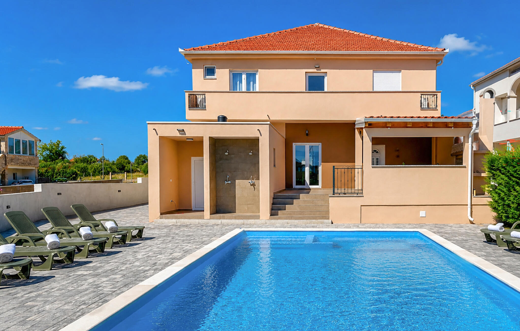 Vakantiehuis met privé zwembad in Zadar - Gorica (Kroatië) voor 10 personen