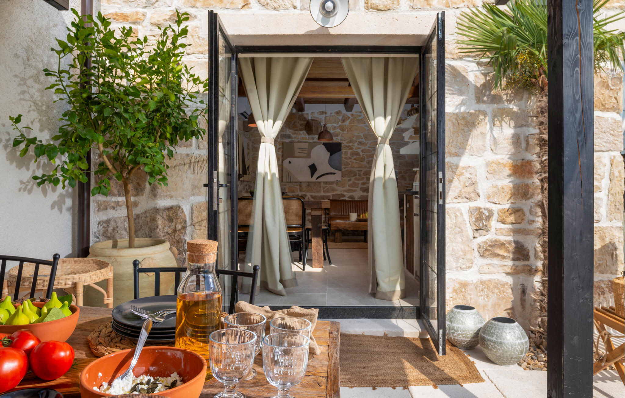 Vakantiehuis met privé zwembad in Zadar - Posedarje (Kroatië) voor 4 personen