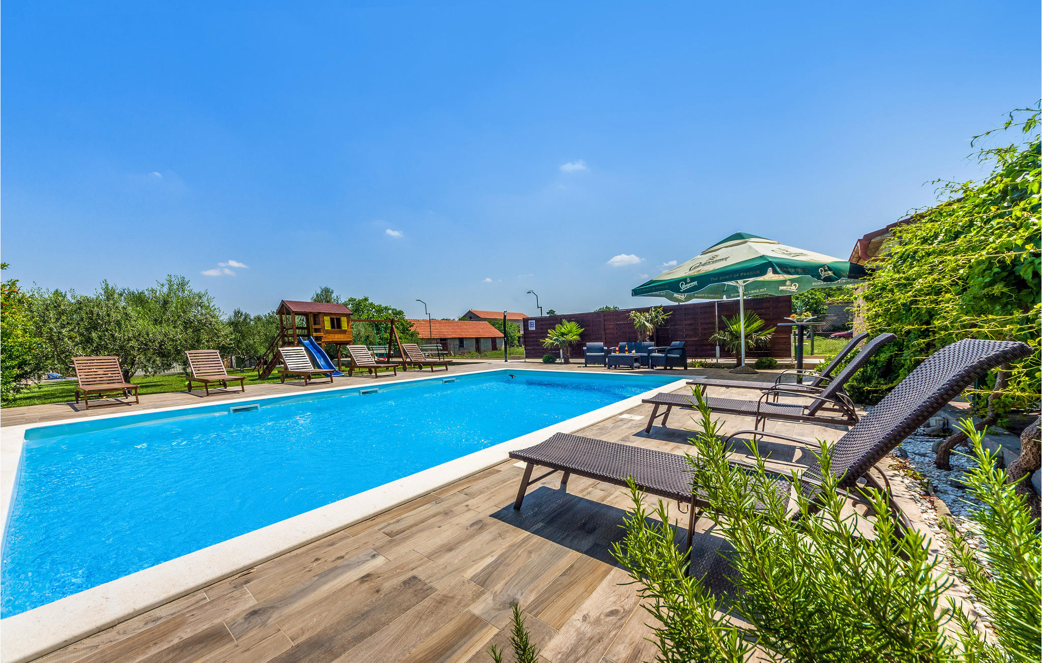 Vakantiehuis met zwembad in Biograd (Kroatië) voor 4 personen