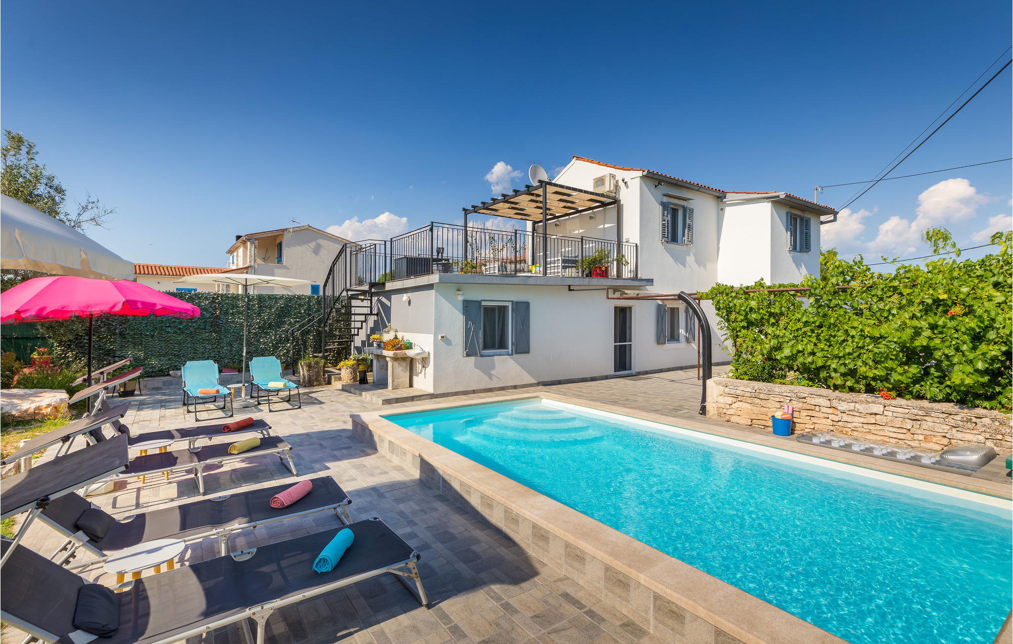Vakantiehuis met privé zwembad in Vodnjan-Gajana (Kroatië) voor 6 personen