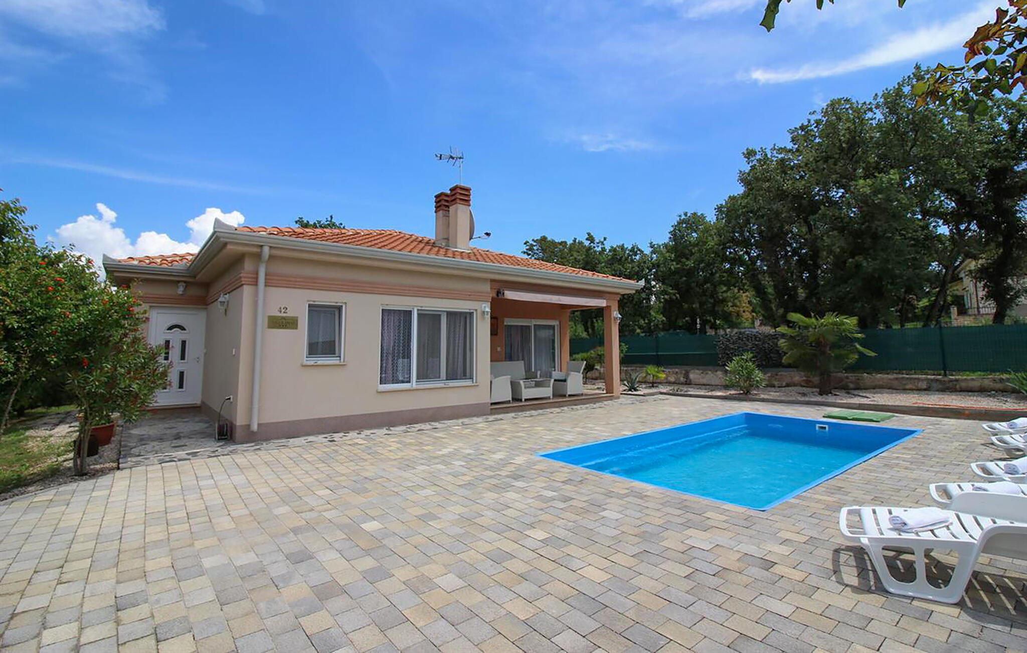 Vakantiehuis met privé zwembad in Porec - Perci (Kroatië) voor 5 personen