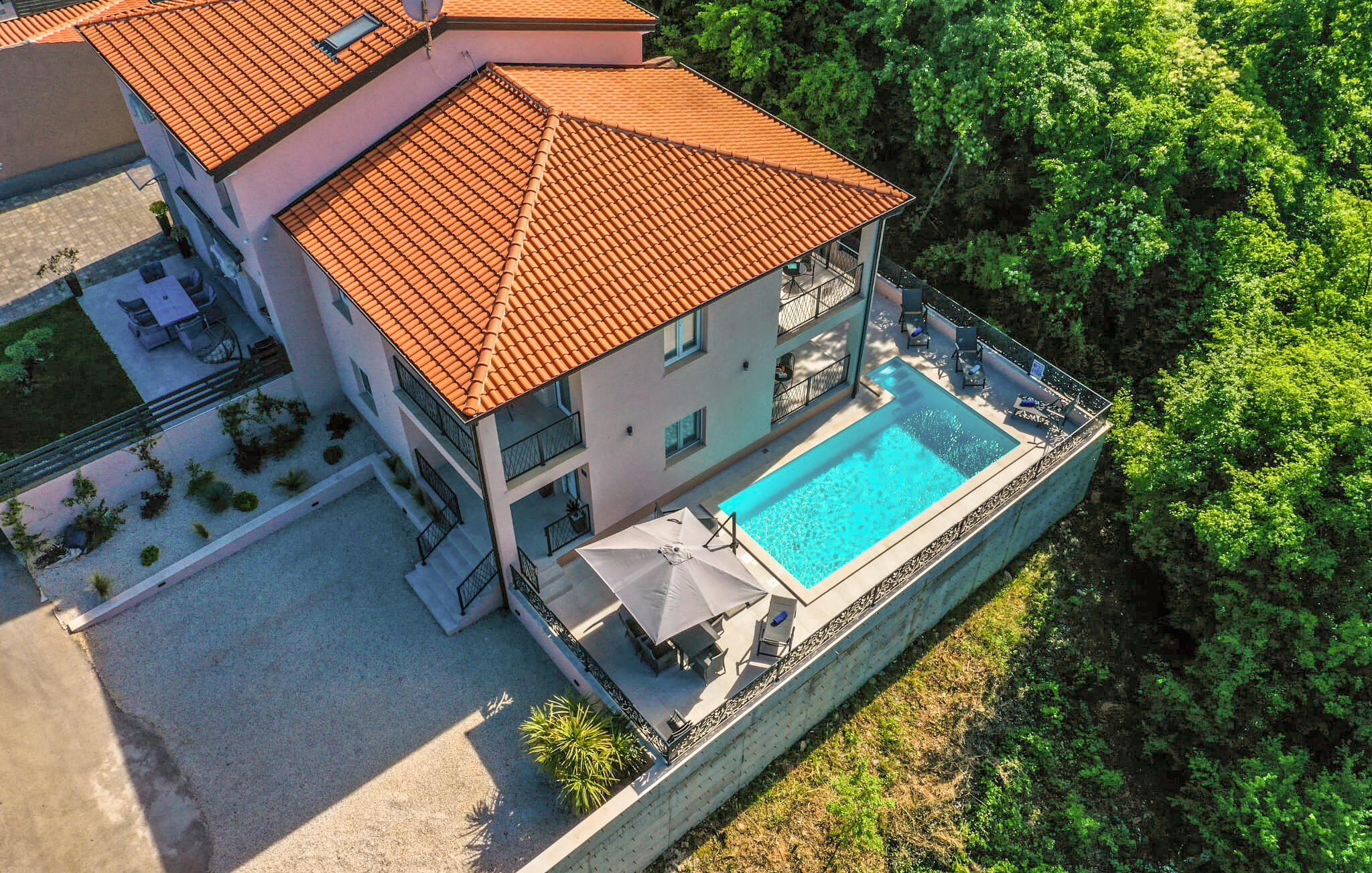 Vakantiehuis met privé zwembad in Porec - Nova Vas (Kroatië) voor 8 personen