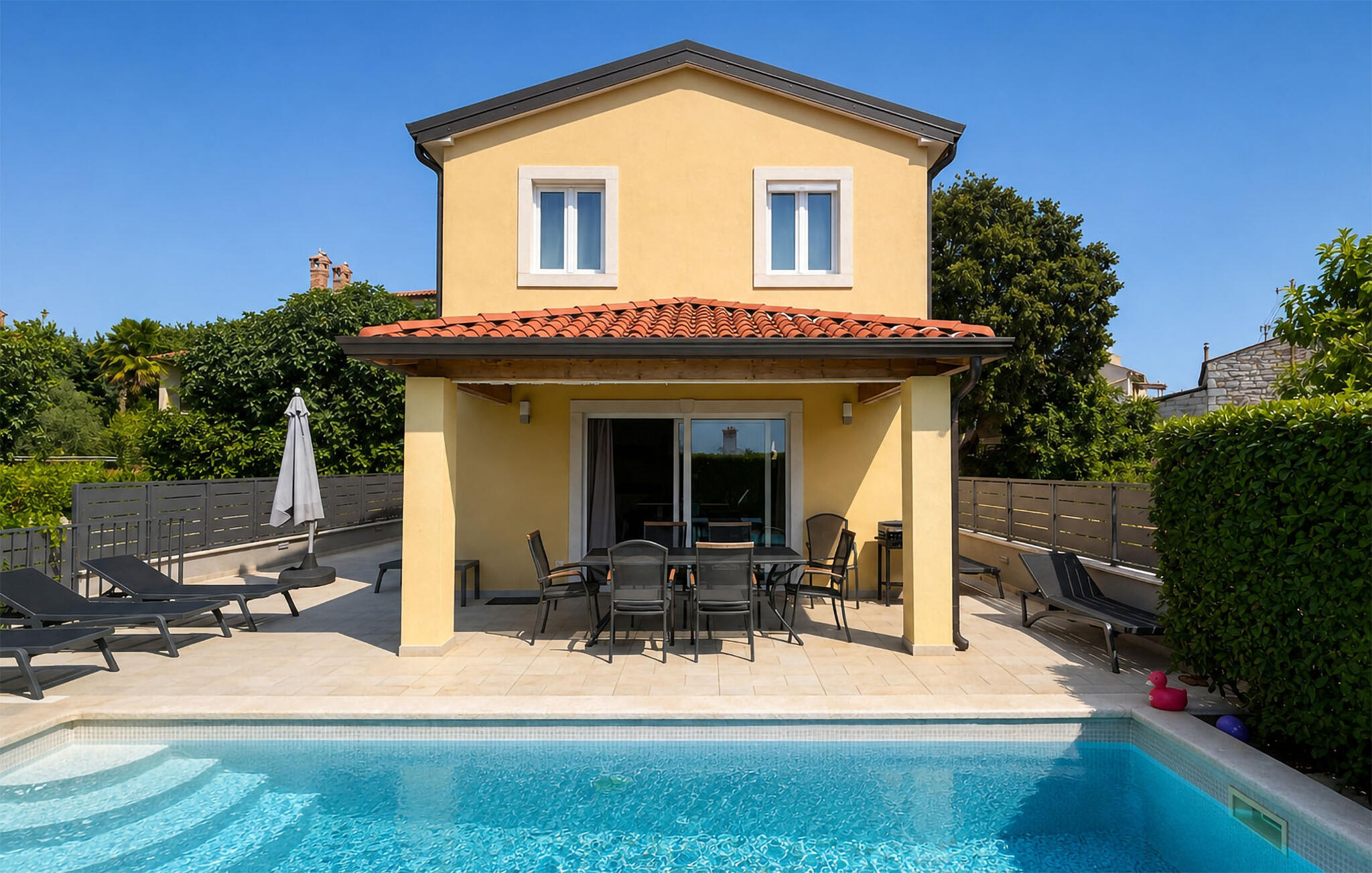 Vakantiehuis met privé zwembad in Porec - Mugeba (Kroatië) voor 6 personen